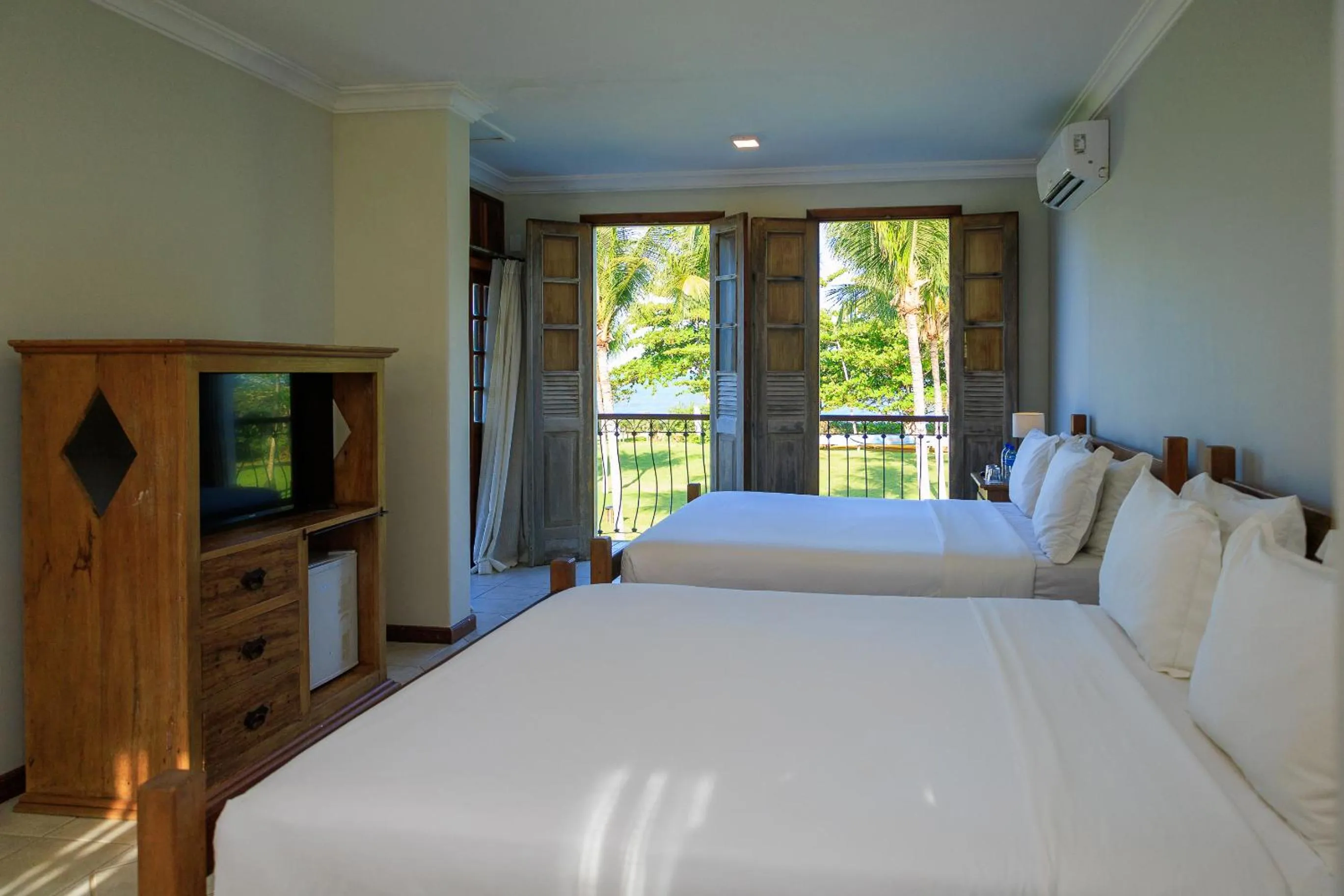 Bed in Vila Angatu Eco Resort & SPA
