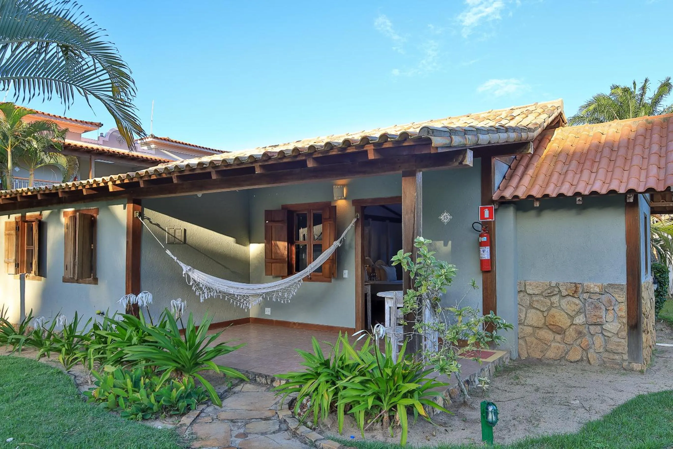 Patio in Vila Angatu Eco Resort & SPA