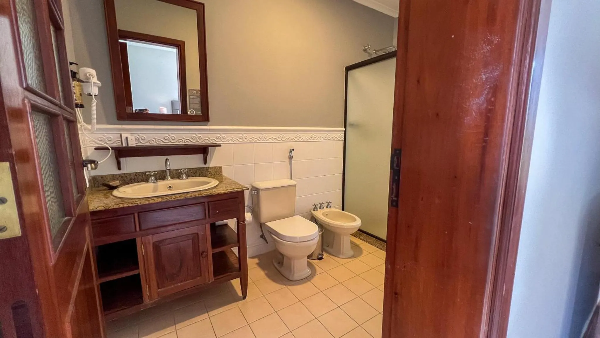 Bathroom in Vila Angatu Eco Resort & SPA