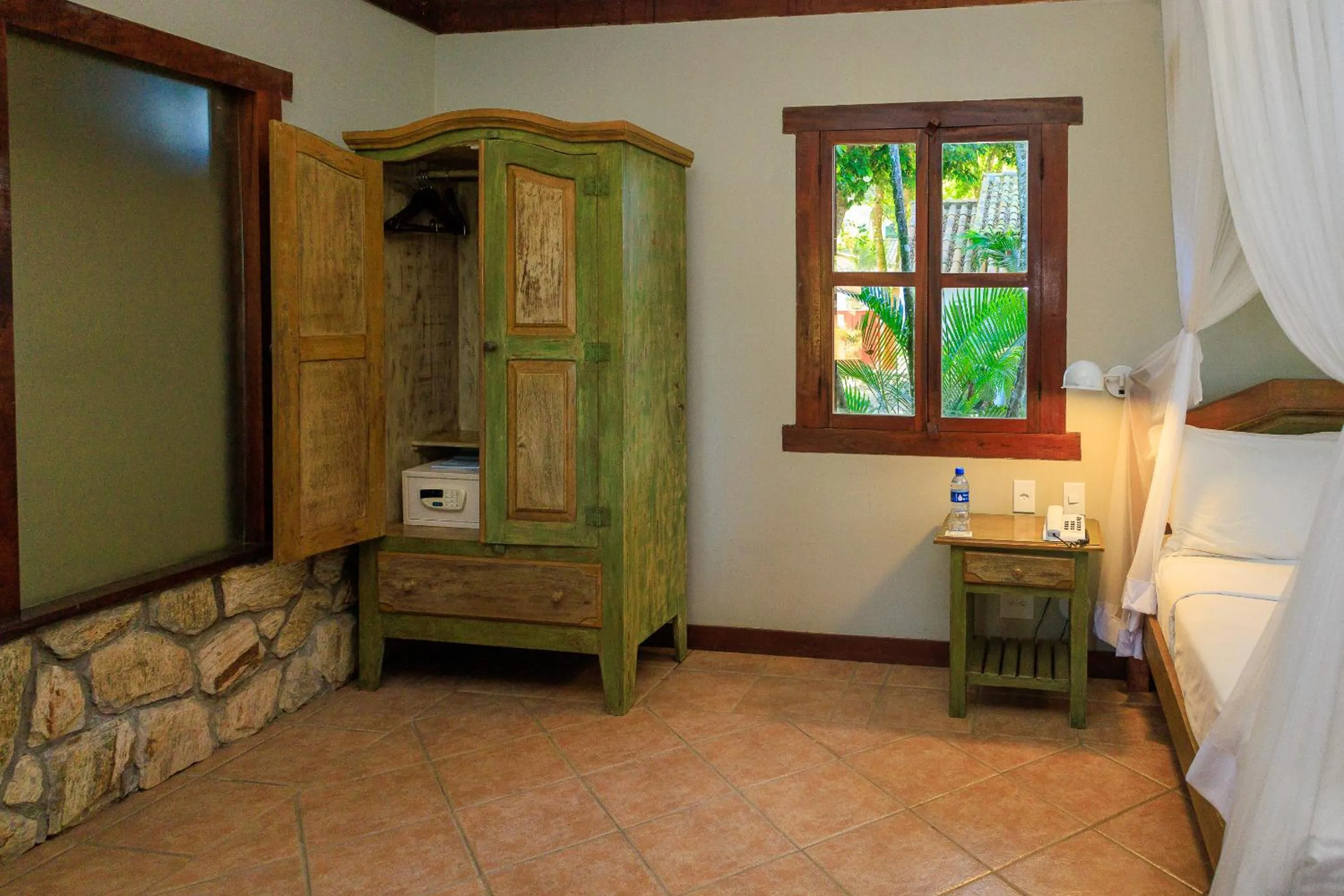 Bed in Vila Angatu Eco Resort & SPA