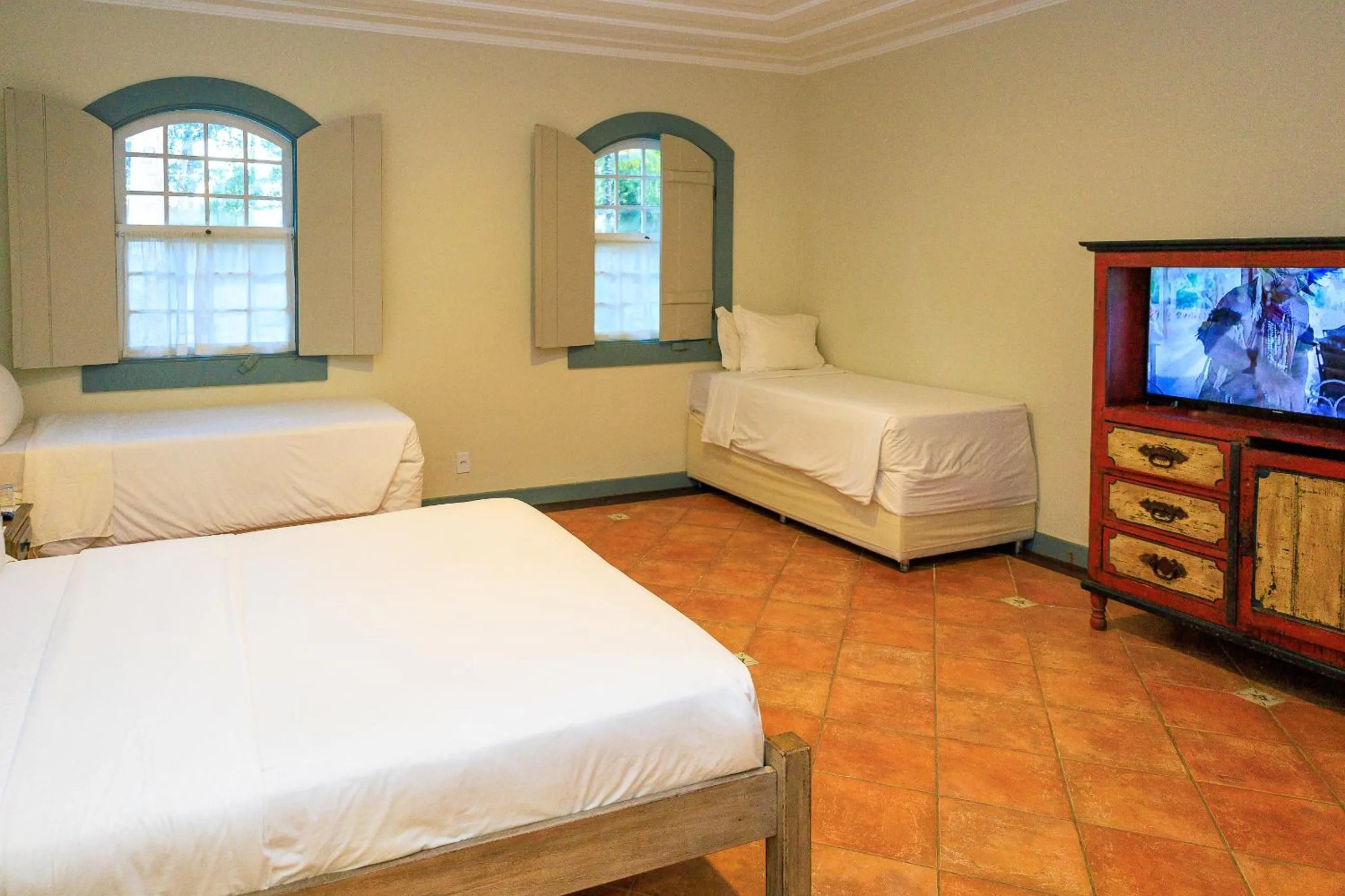 Bed in Vila Angatu Eco Resort & SPA