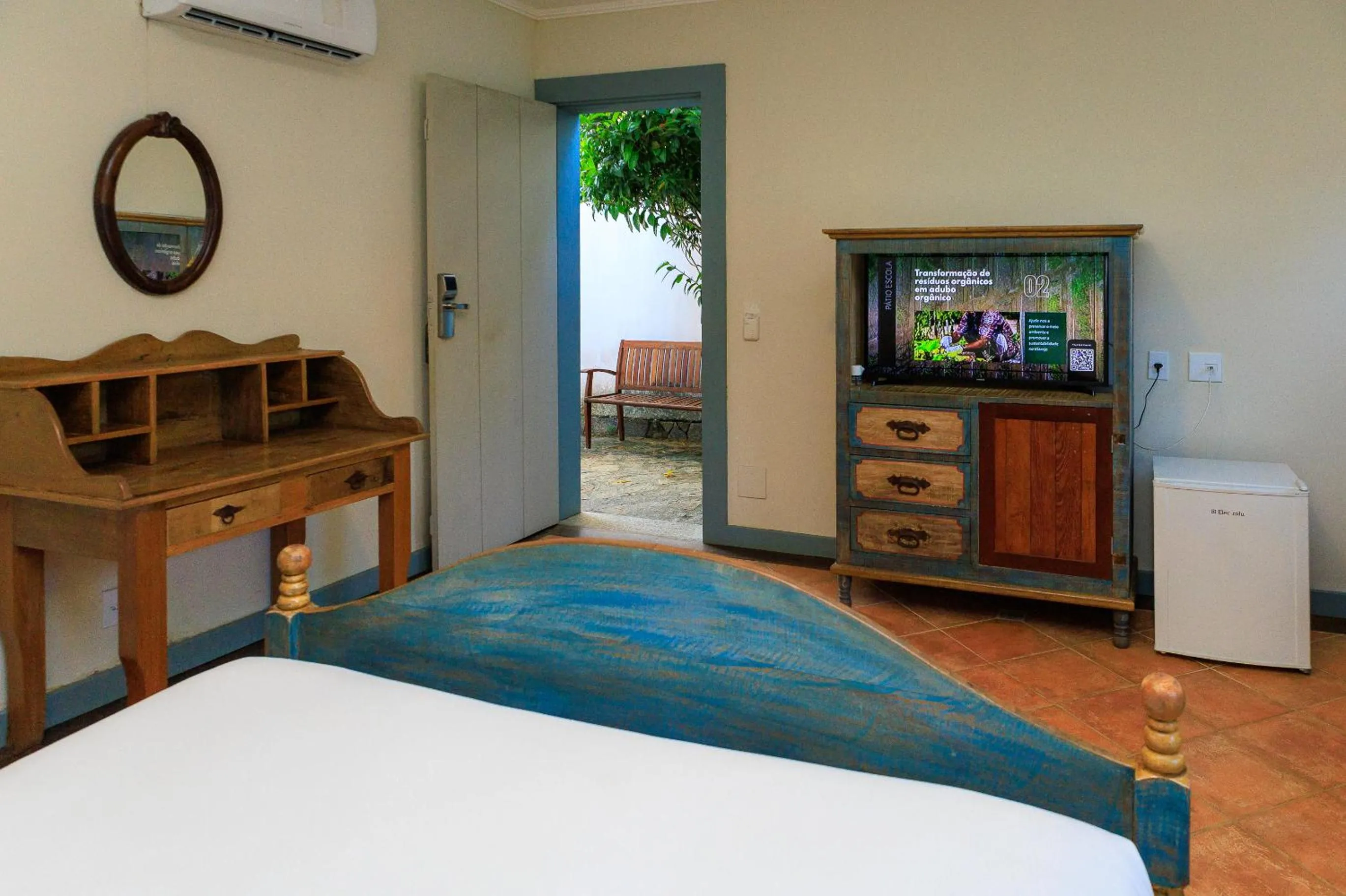 Bed in Vila Angatu Eco Resort & SPA