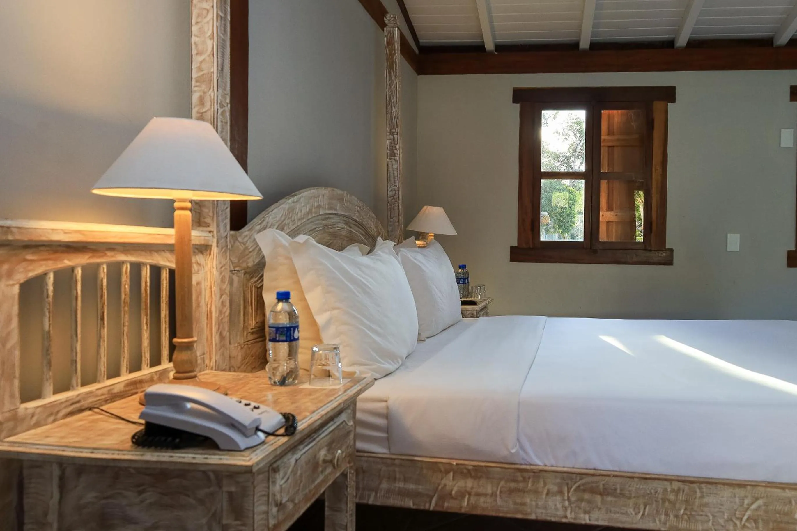 Bed in Vila Angatu Eco Resort & SPA