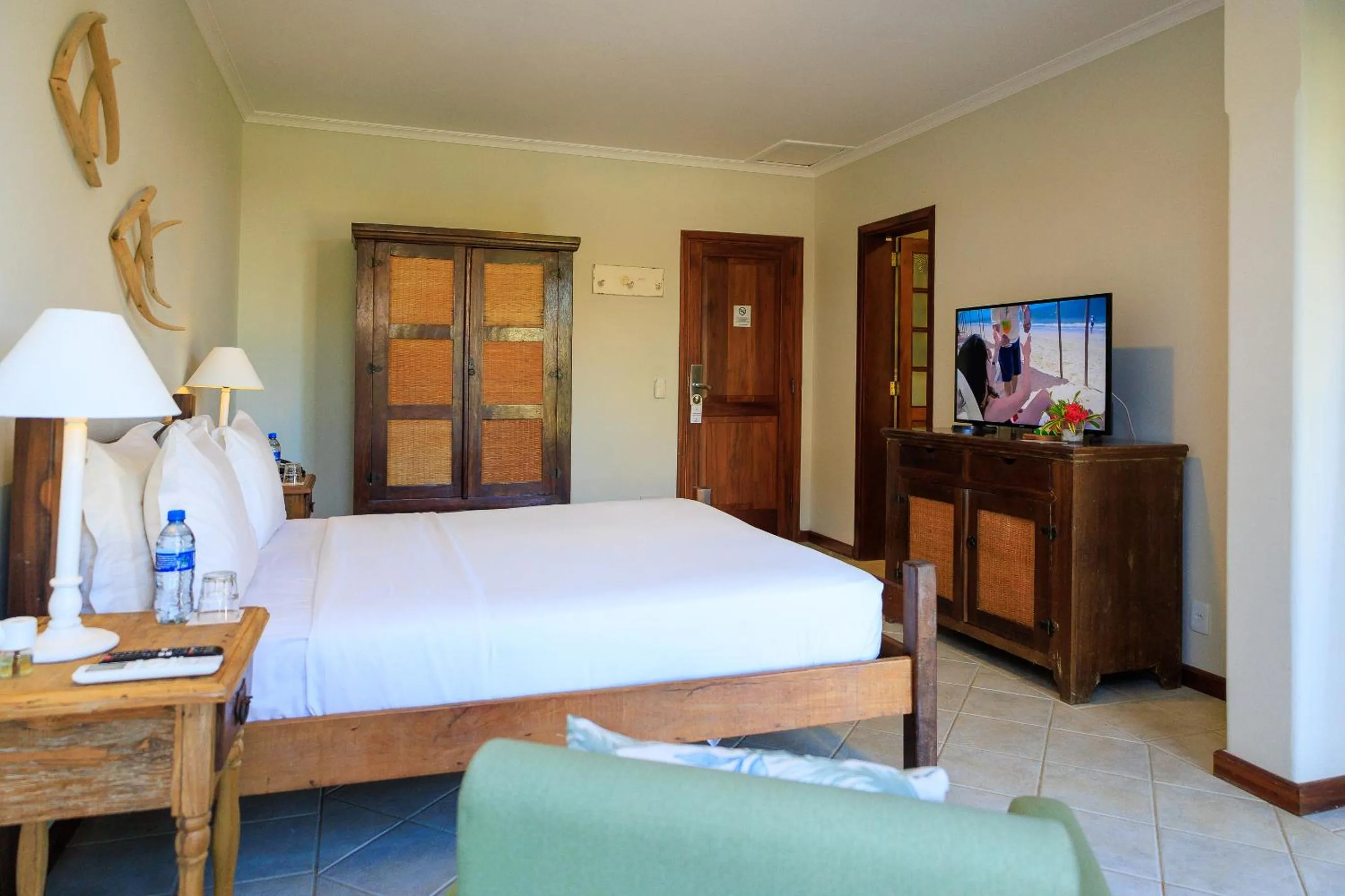 Bed in Vila Angatu Eco Resort & SPA