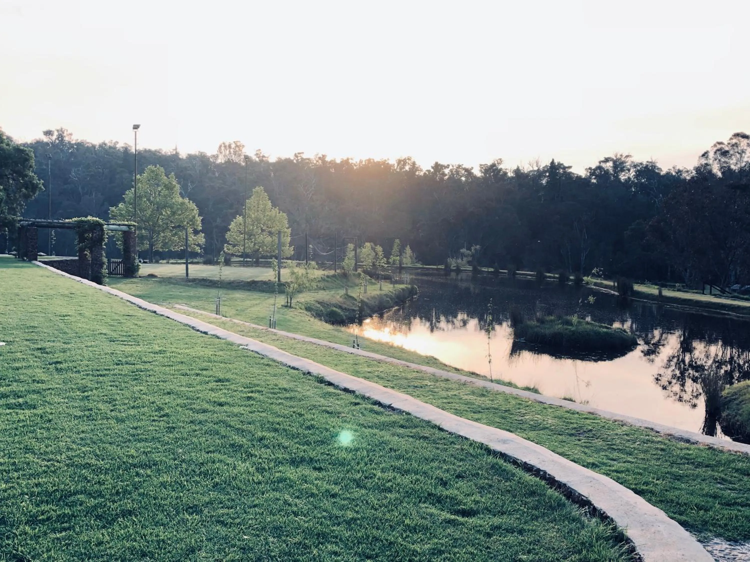 Lake view in Clover Cottage Country Retreat