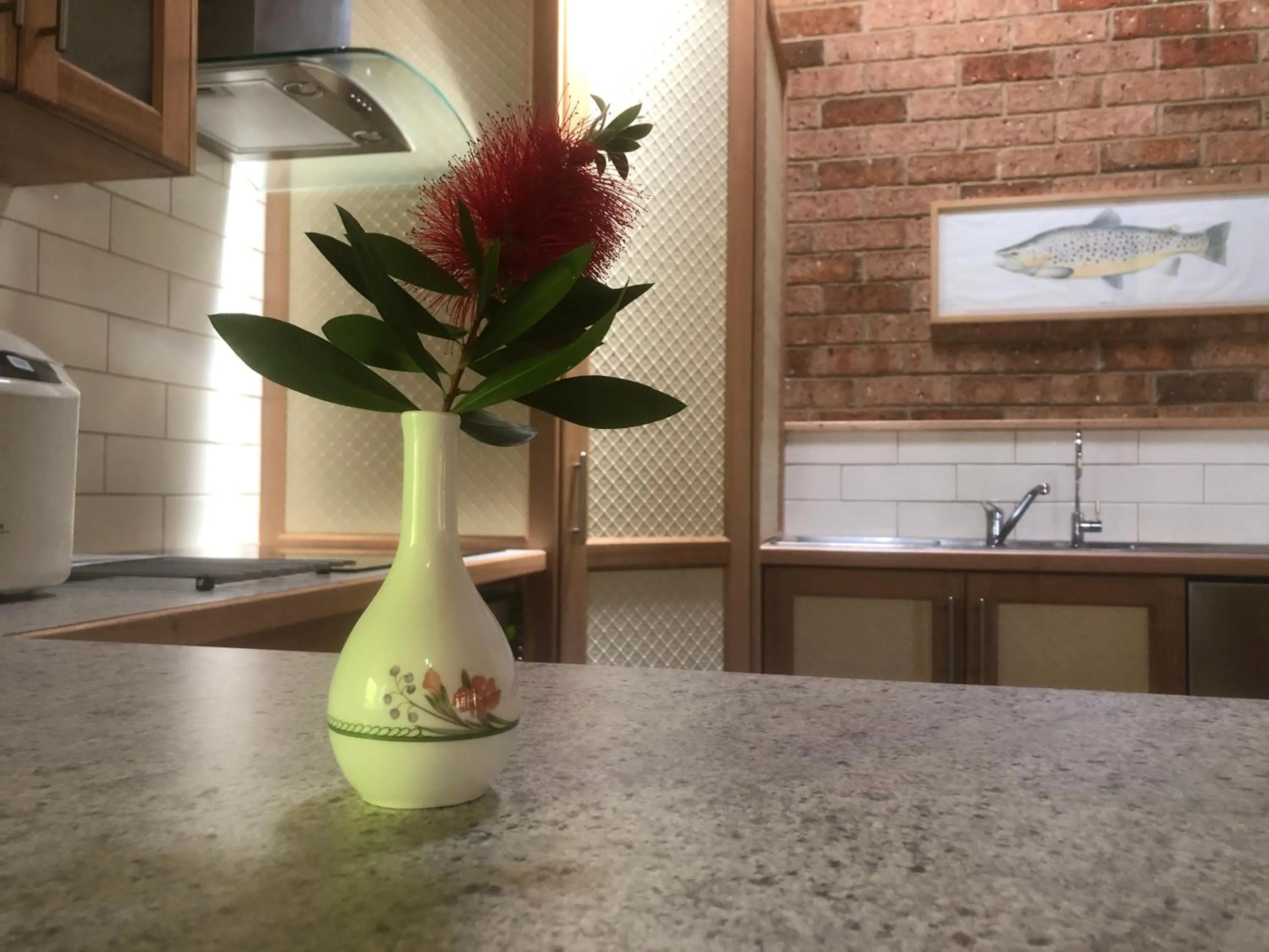 Kitchen or kitchenette in Clover Cottage Country Retreat