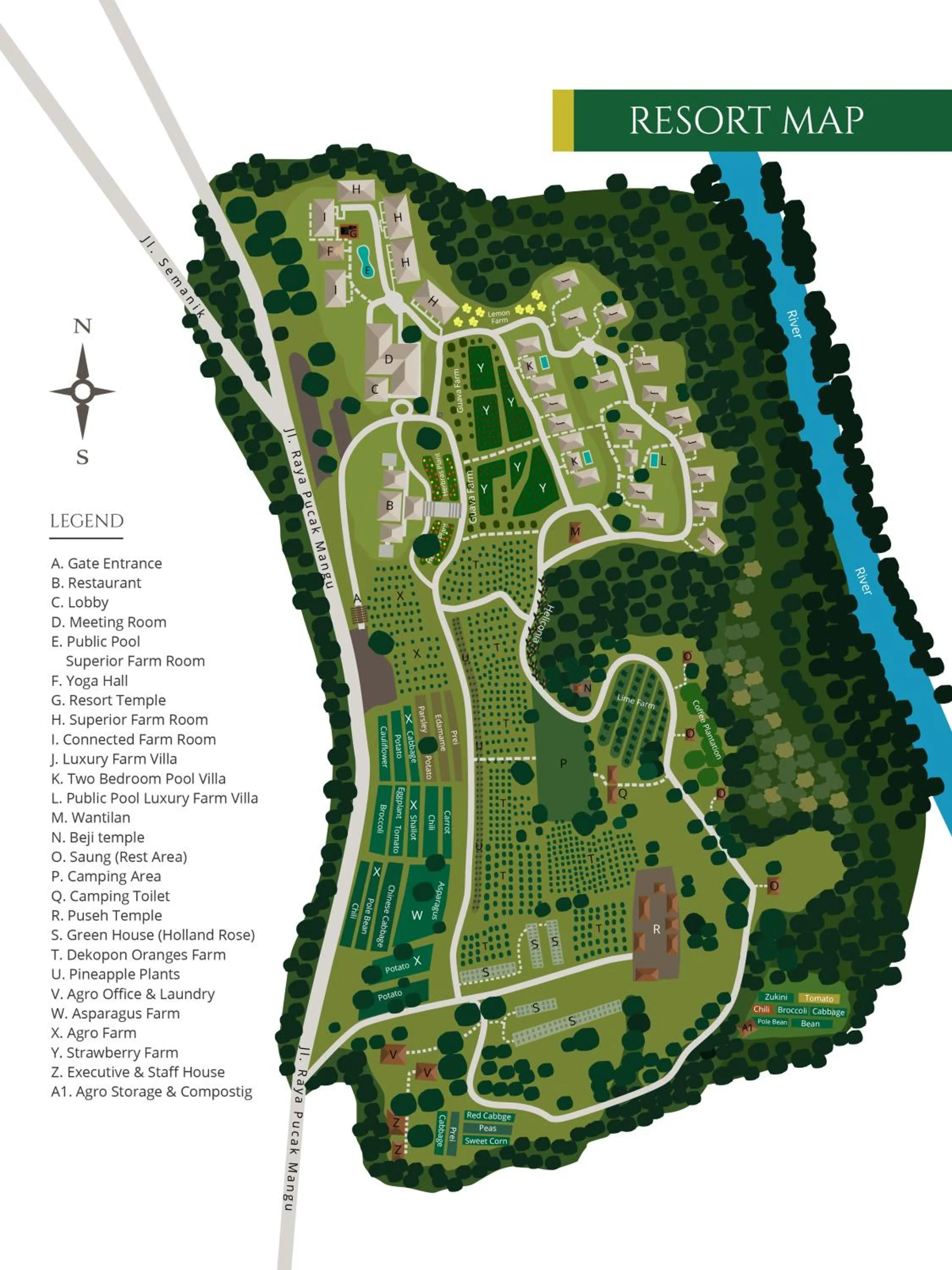 Floor plan in Bagus Agro Pelaga