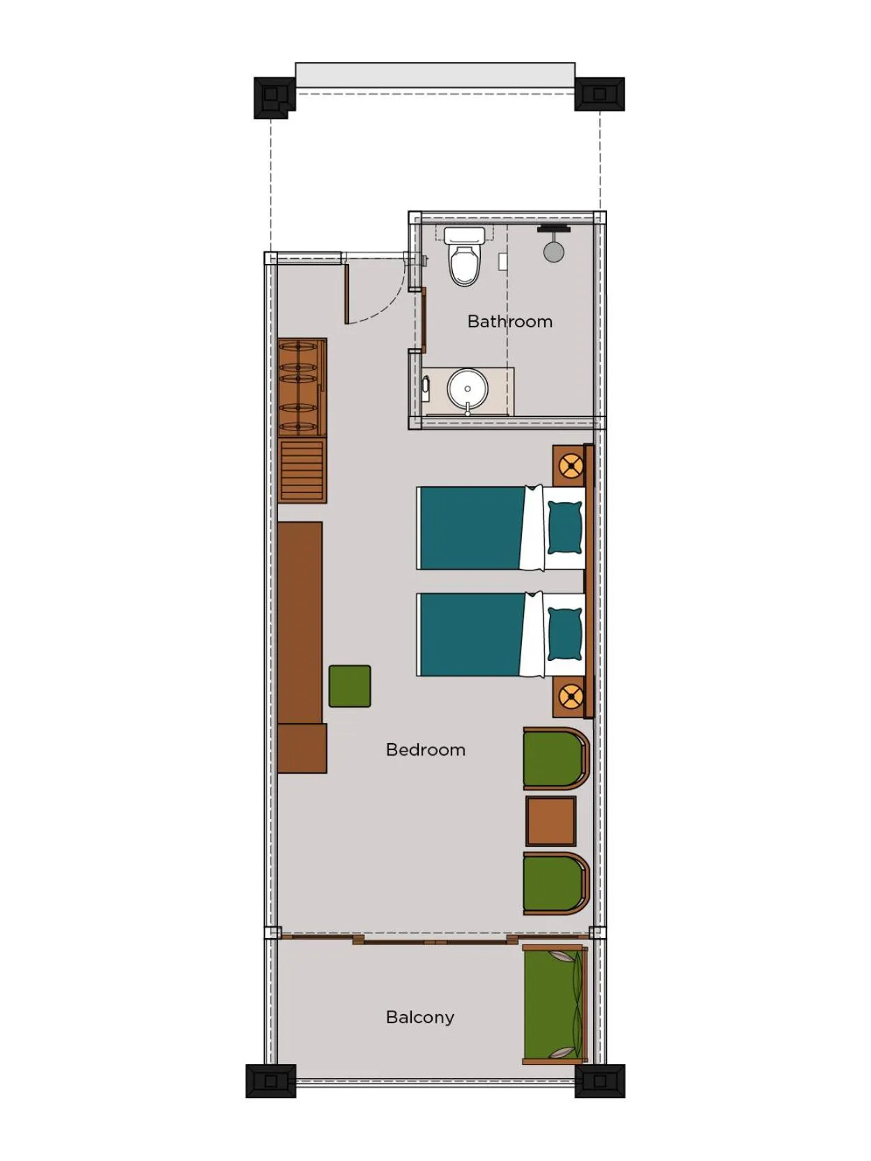 Floor plan in Bagus Agro Pelaga