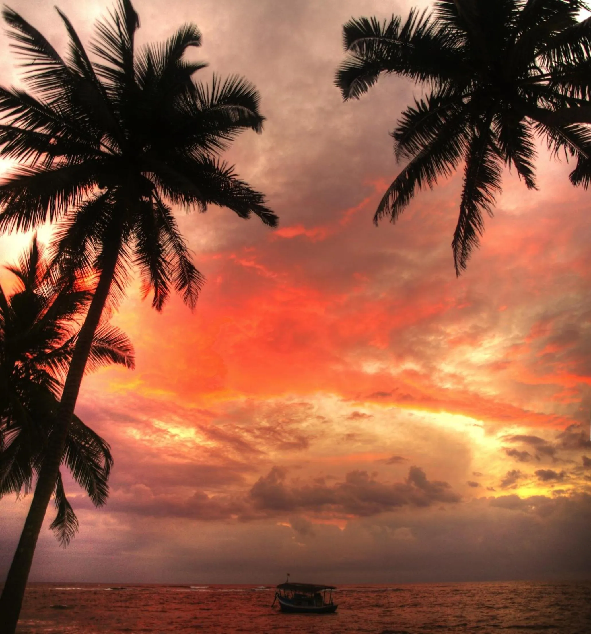 Sunset in Ypsylon Tourist Resort