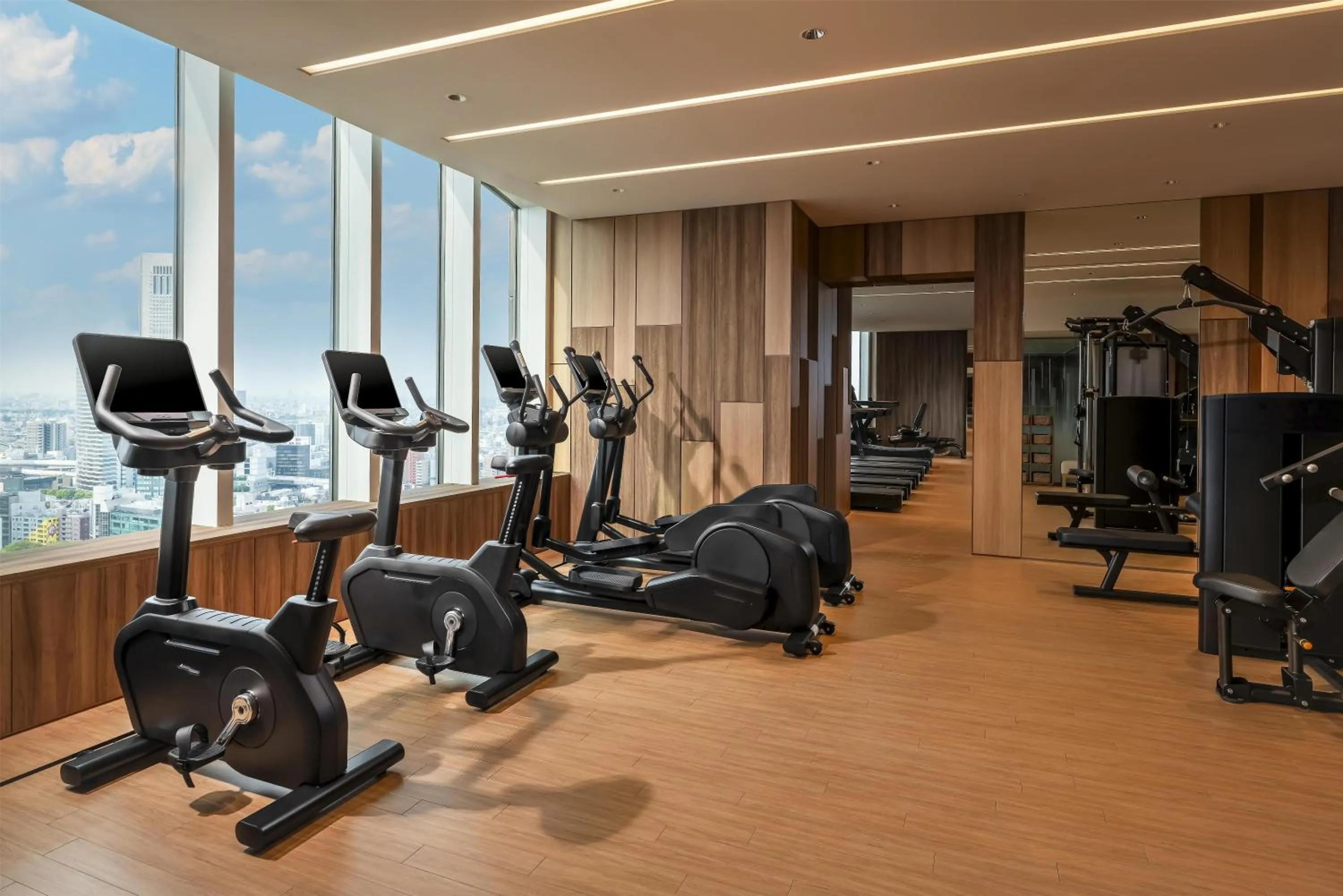 Fitness centre/facilities in Hyatt Regency Tokyo