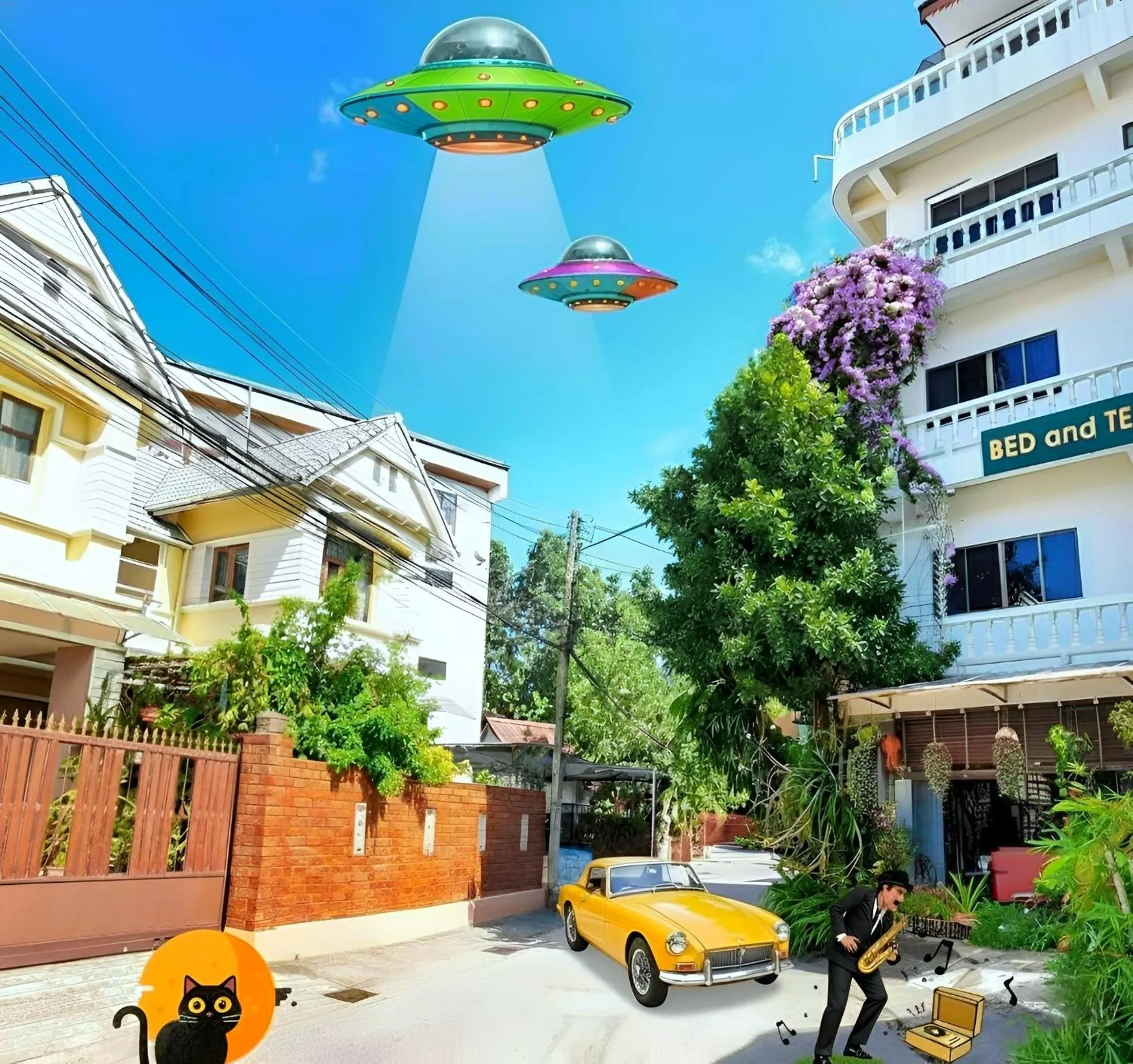 Neighbourhood in Bed and Terrace Guesthouse Chiang Mai