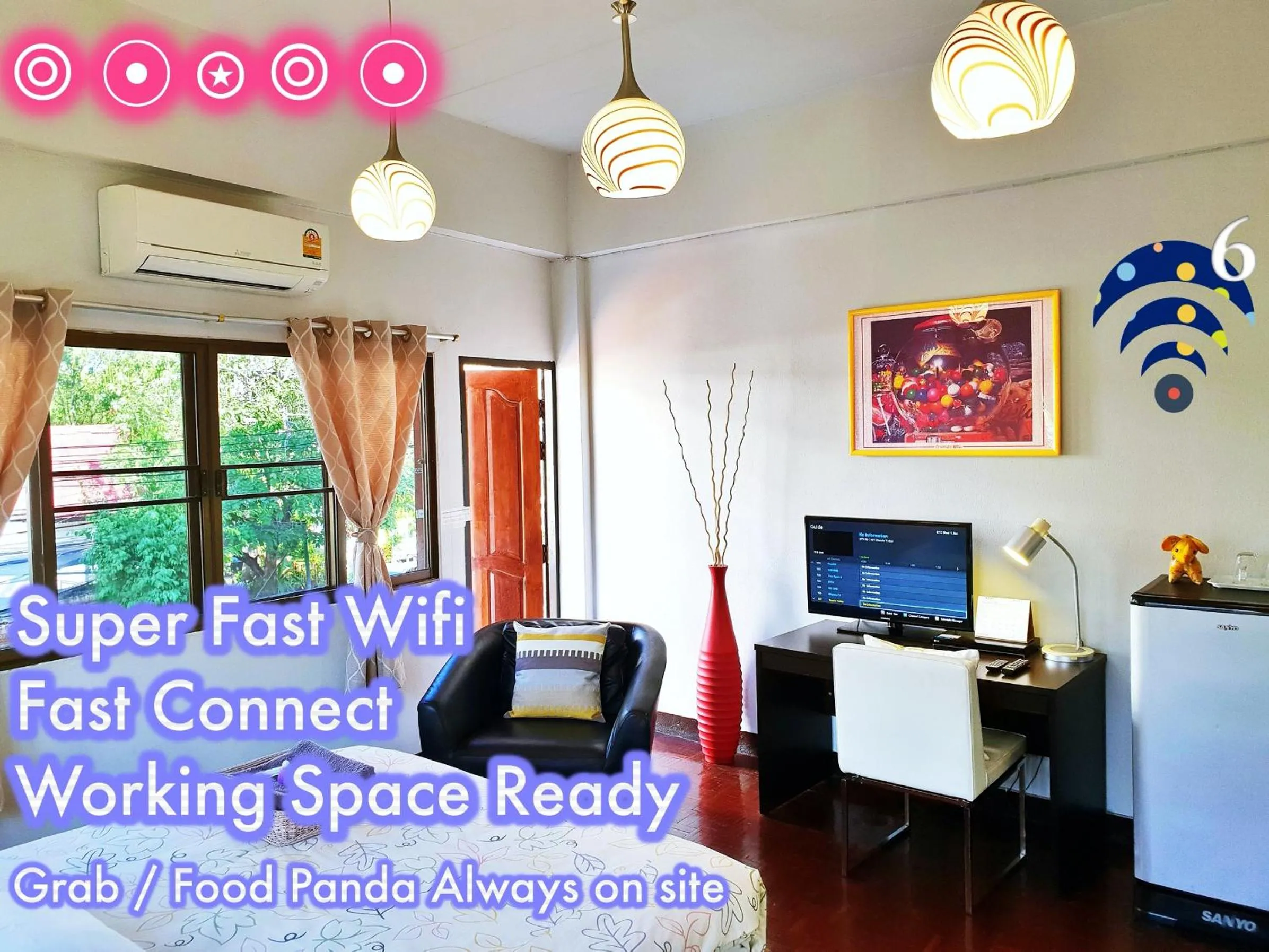 Area and facilities in Bed and Terrace Guesthouse Chiang Mai