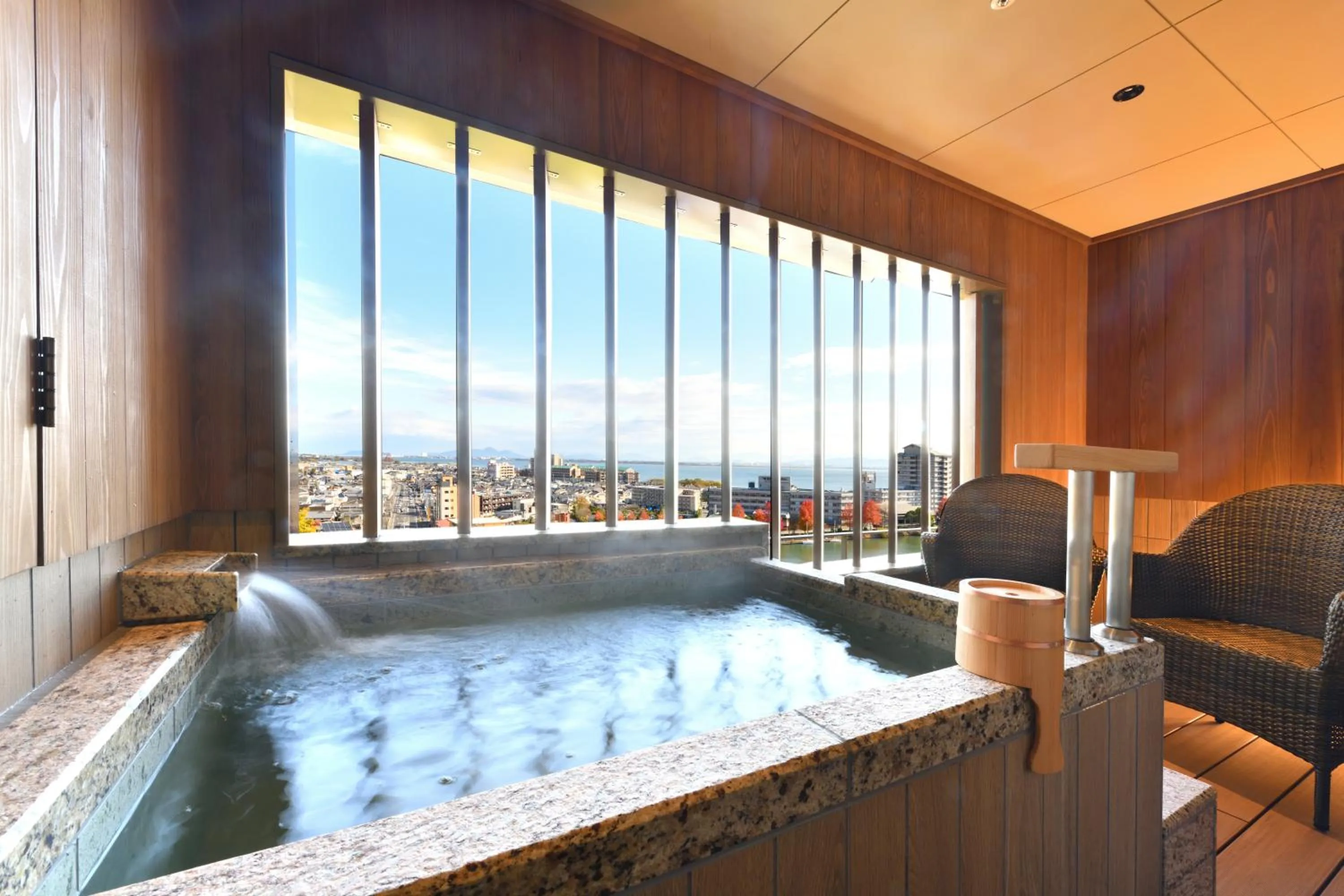 Hot Spring Bath in Yumotokan