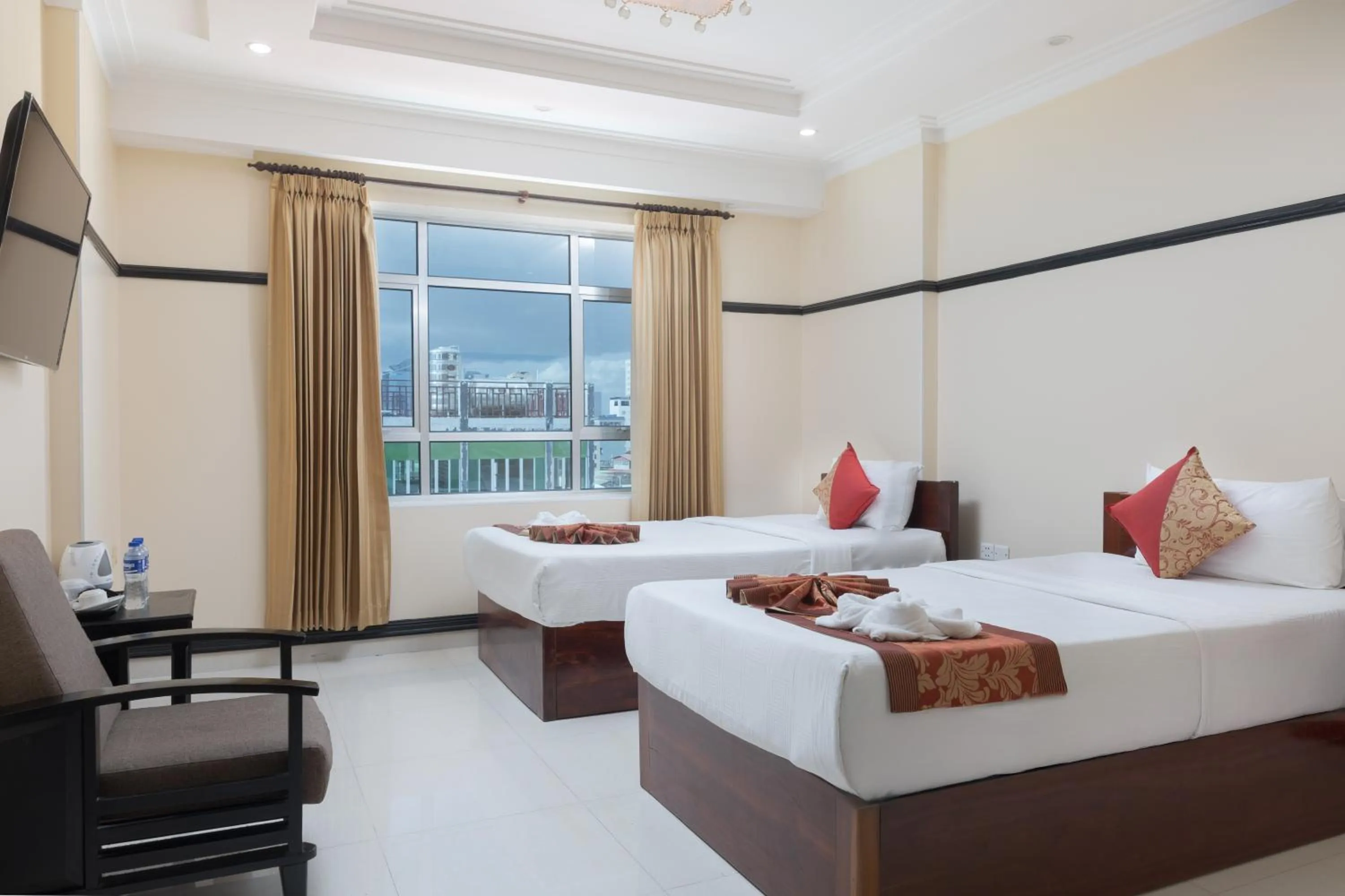 Bed in Salita Hotel Phnom Penh