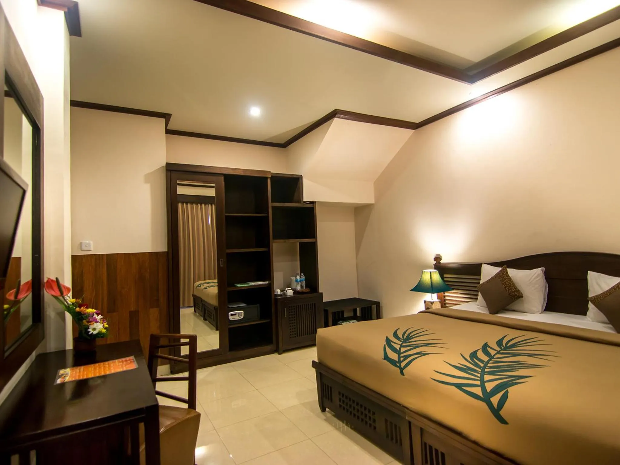 Bed in De Munut Balinese Resort