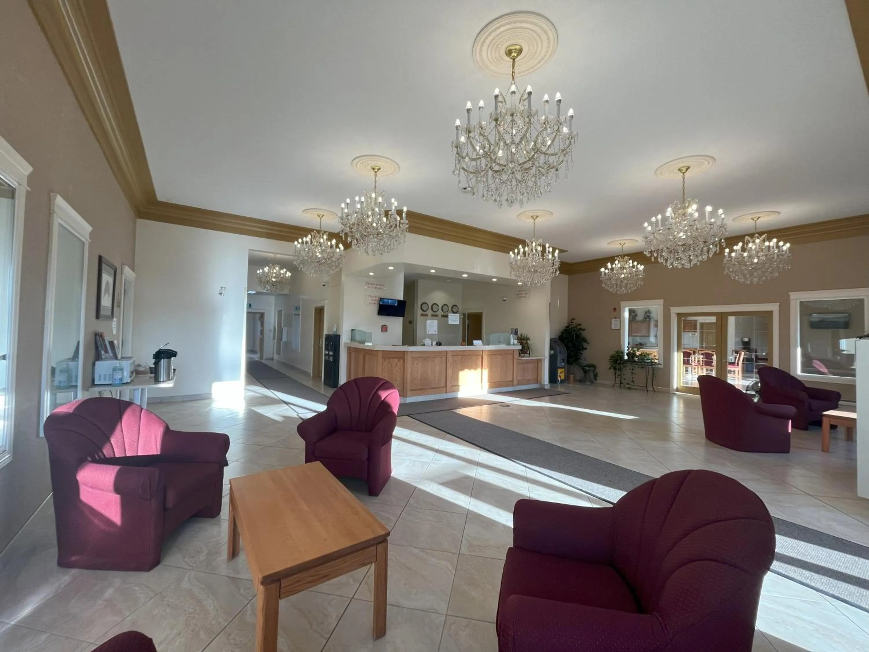 Lobby or reception in Western Budget Motel Ponoka