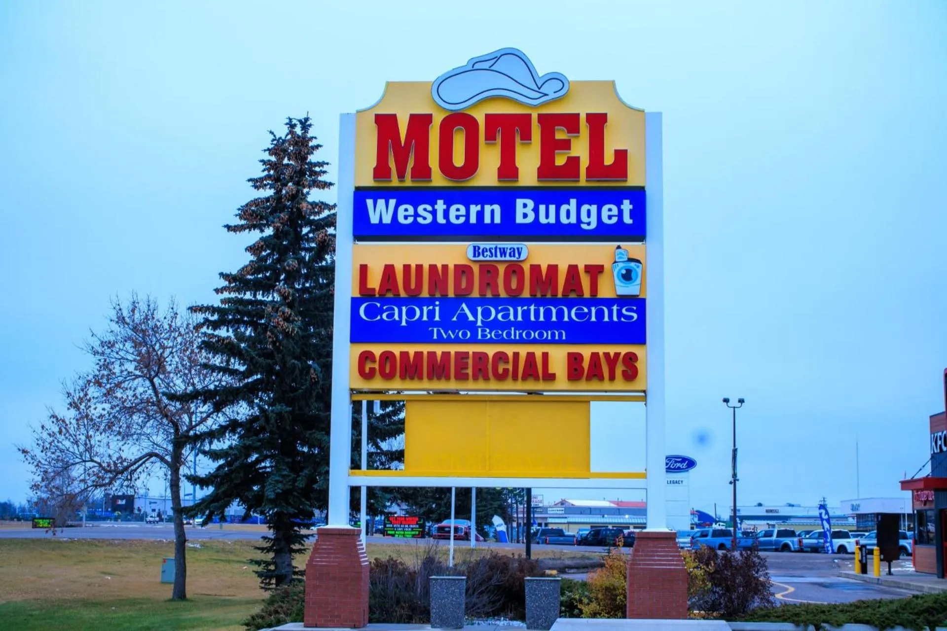 Property logo or sign in Western Budget Motel Ponoka