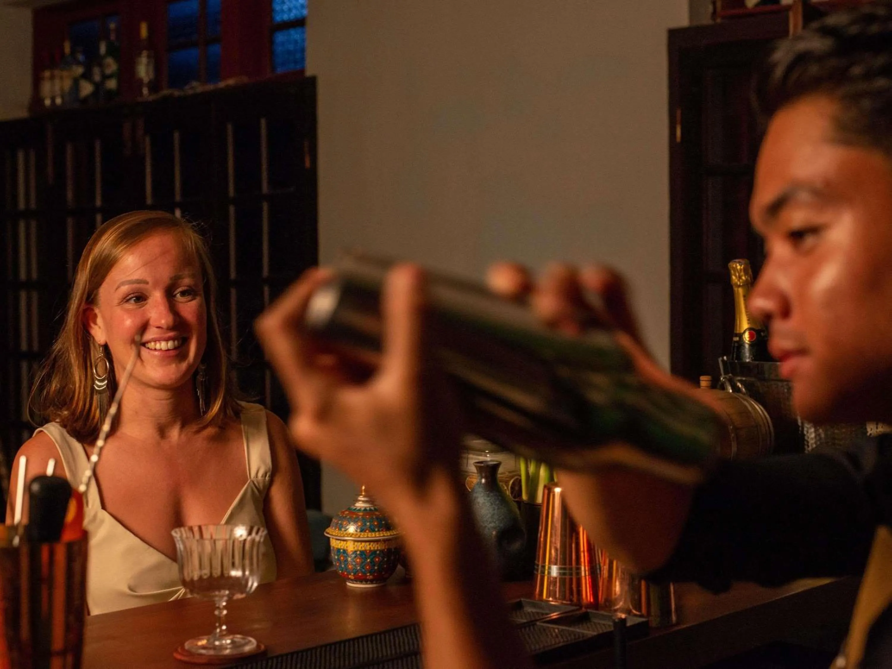 Lounge or bar in 3 Nagas Hotel Luang Prabang - MGallery Collection