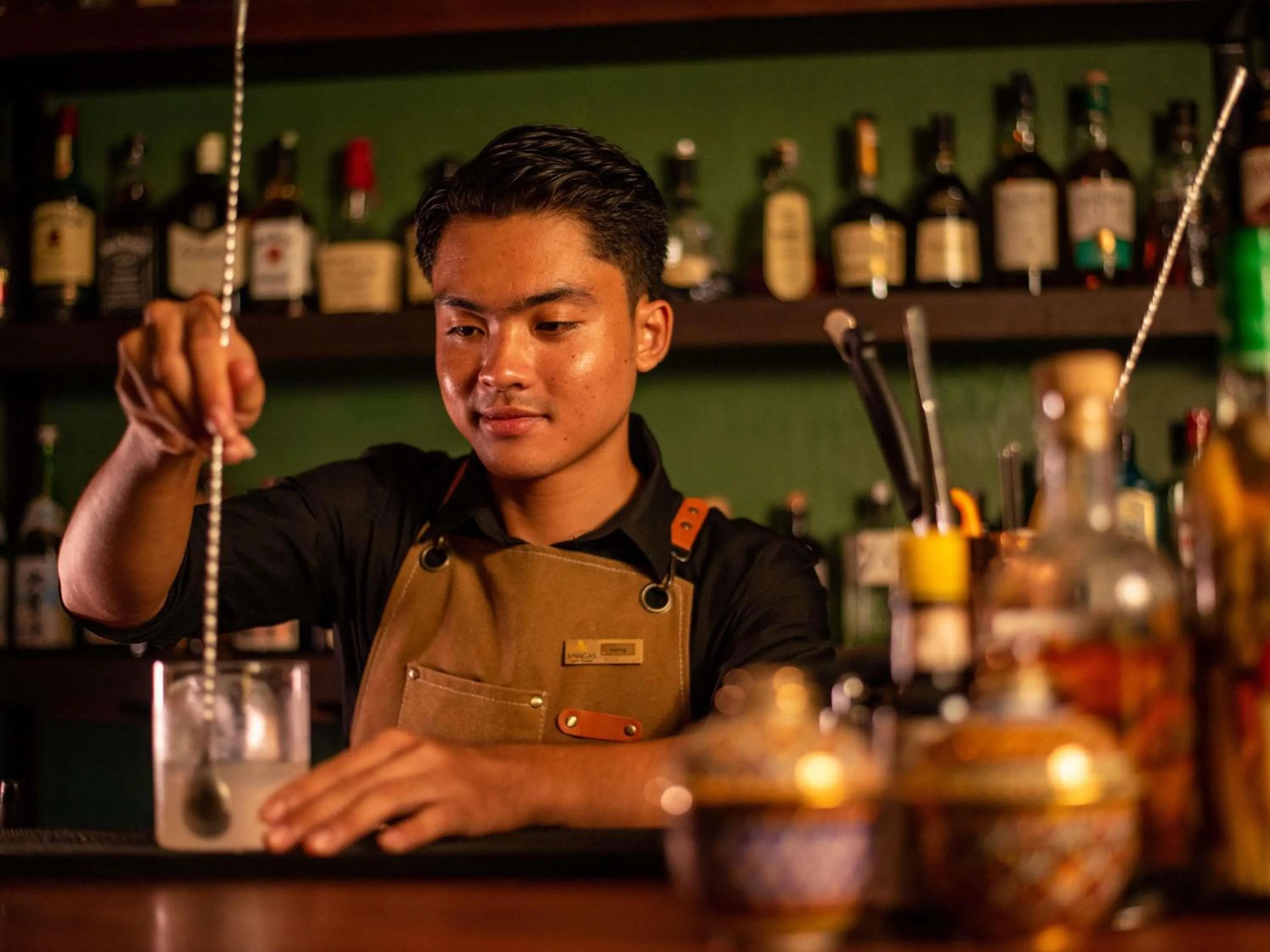 Lounge or bar in 3 Nagas Hotel Luang Prabang - MGallery Collection