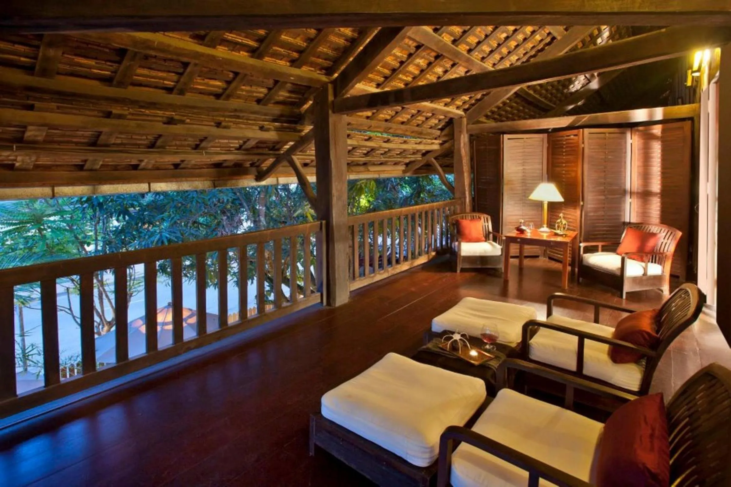 Balcony/Terrace in 3 Nagas Hotel Luang Prabang - MGallery Collection