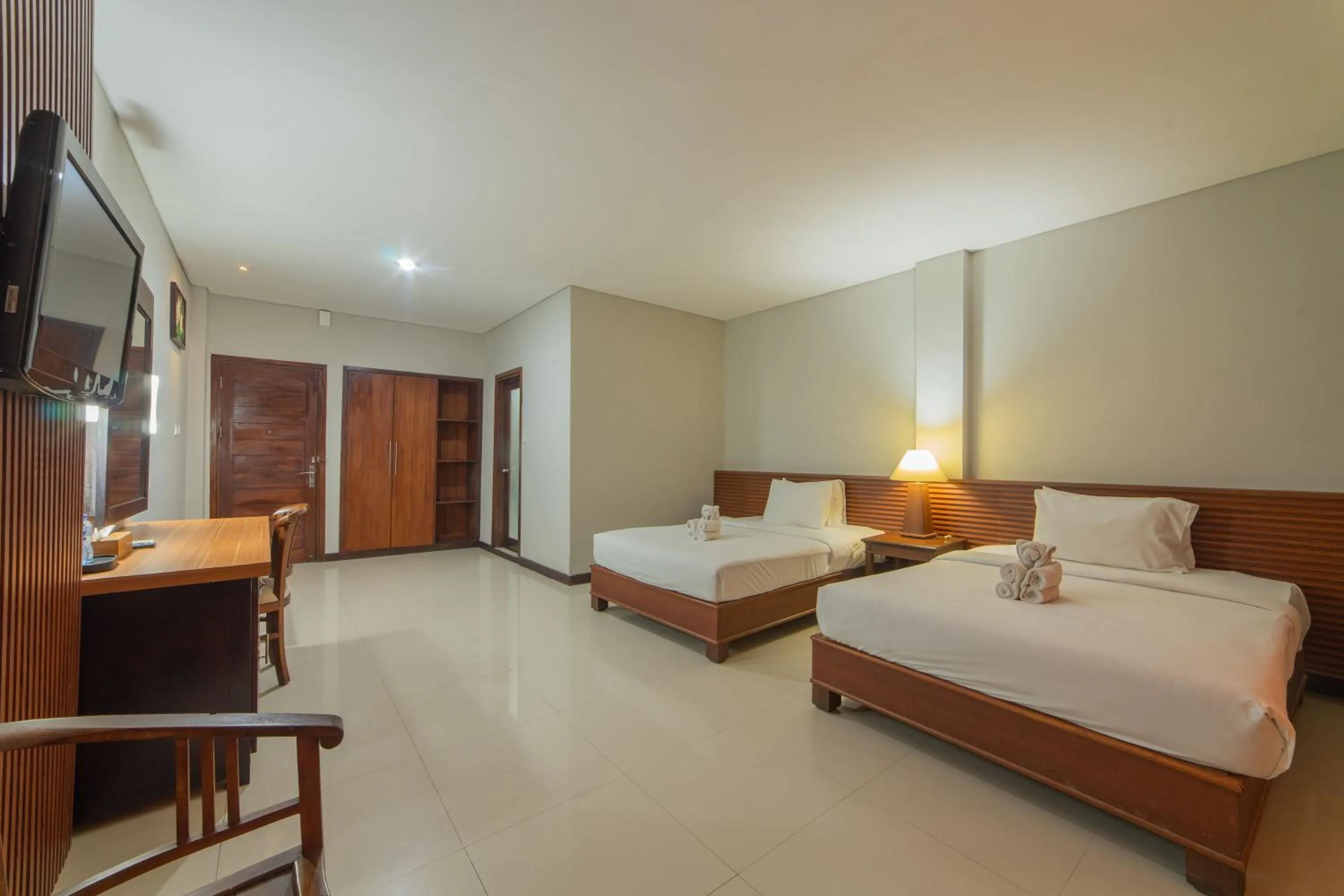 Bedroom, Bed in Nirmala Hotel Jimbaran