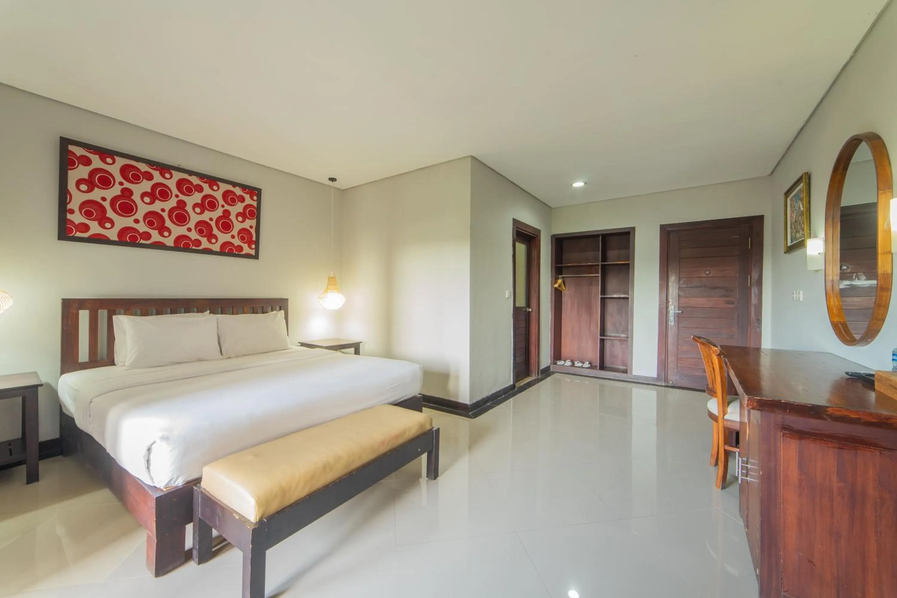 Bed in Nirmala Hotel Jimbaran