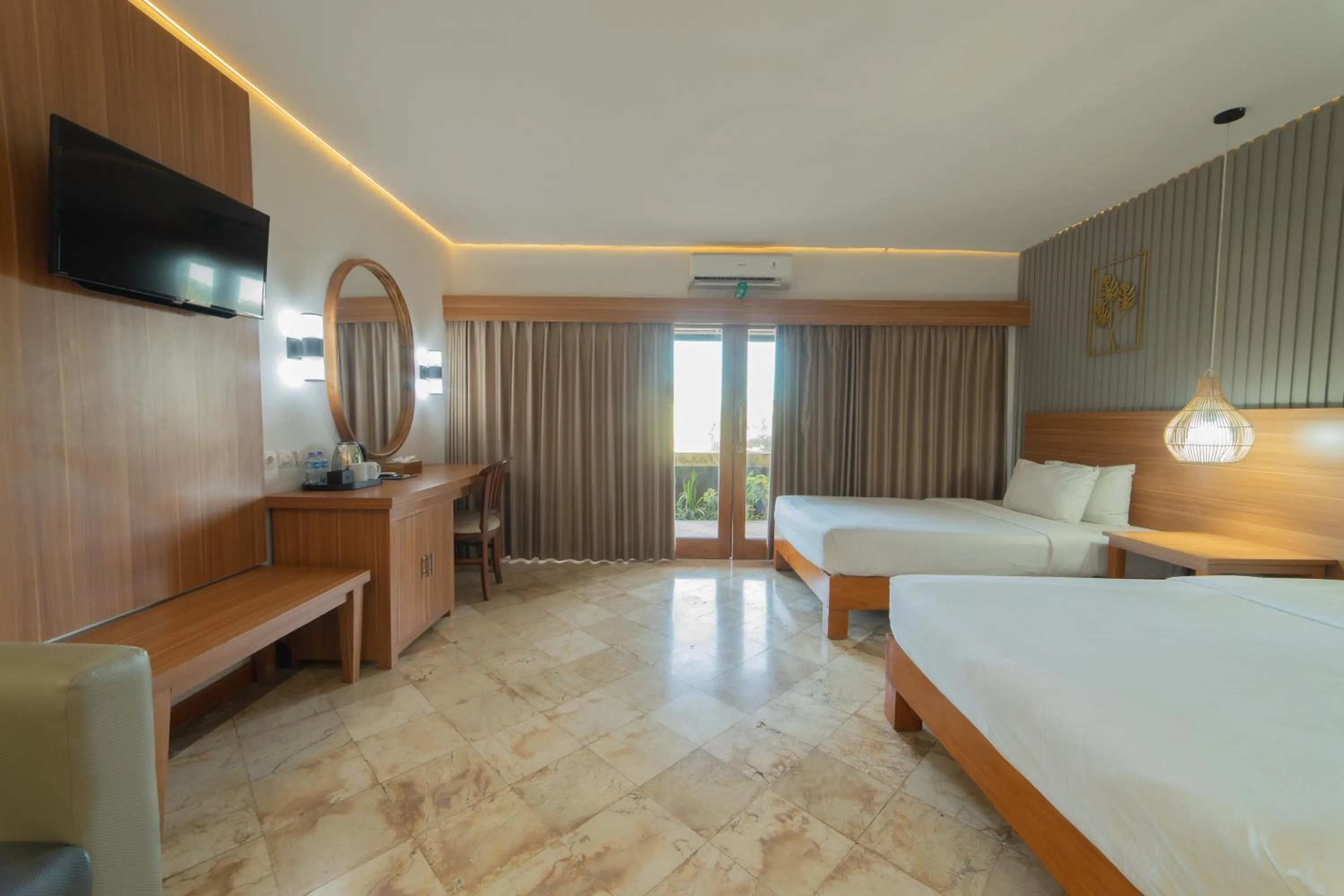 Bedroom, Bed in Nirmala Hotel Jimbaran