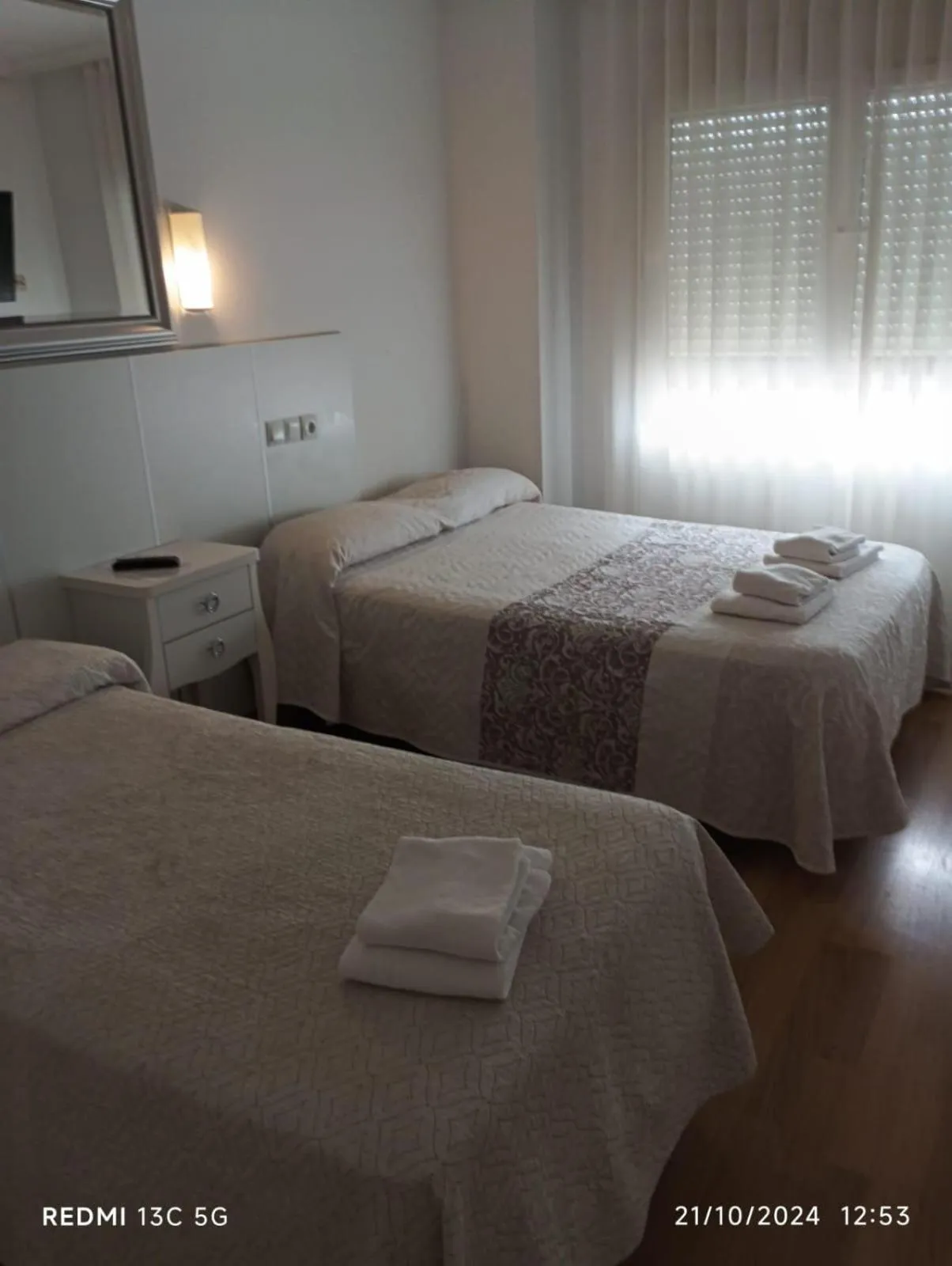 Bed in Hotel Principe