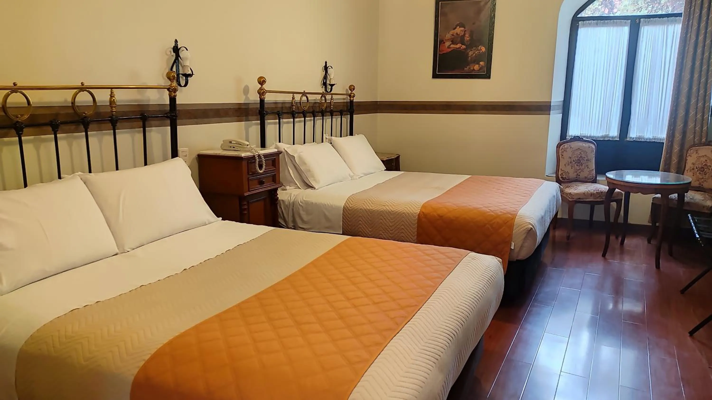 Bed in Hostal Colonial Potosi