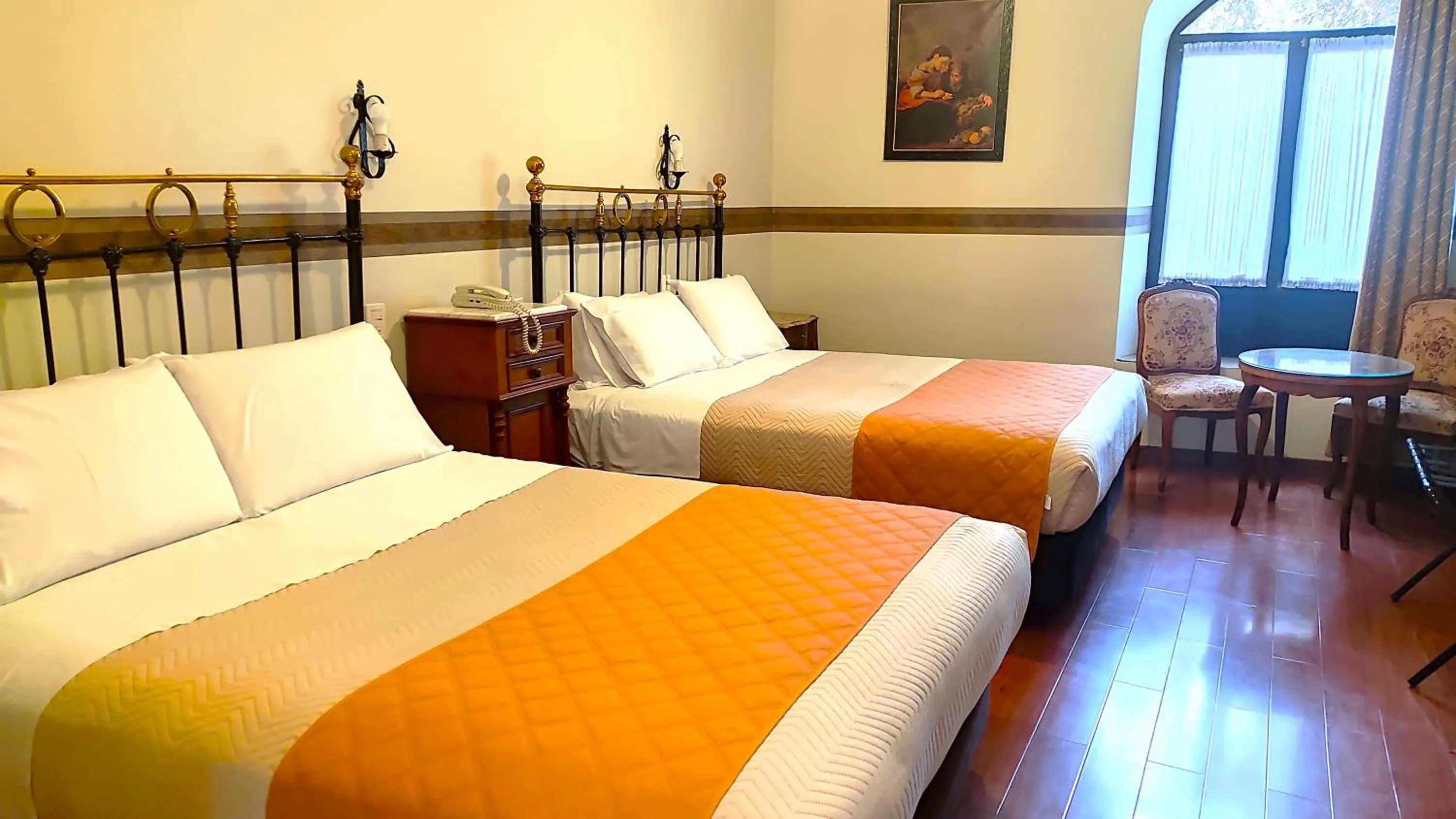 Bed in Hostal Colonial Potosi