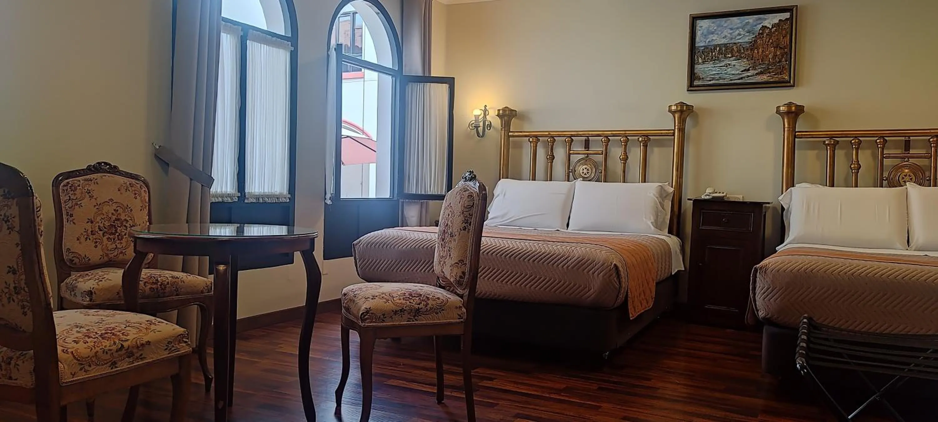 Bed in Hostal Colonial Potosi