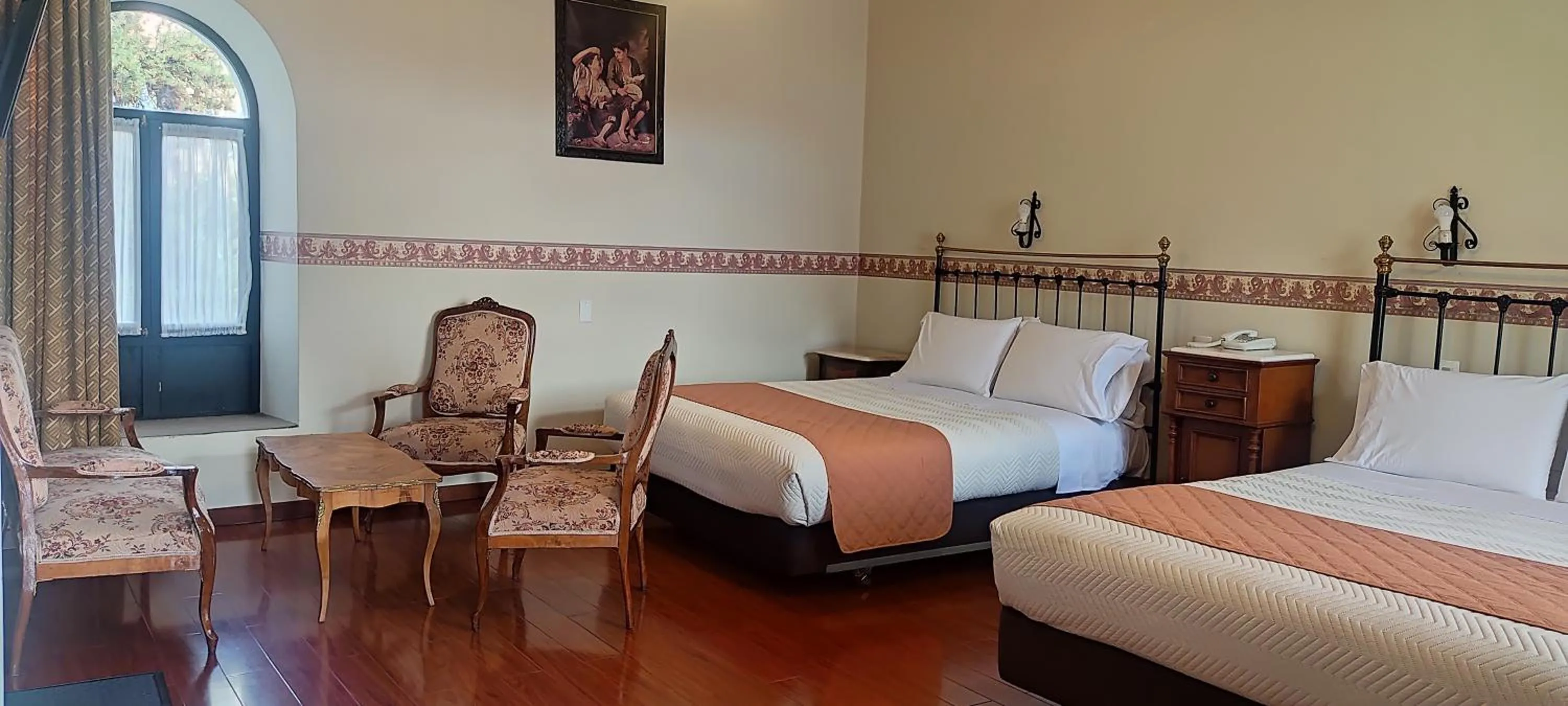 Bed in Hostal Colonial Potosi