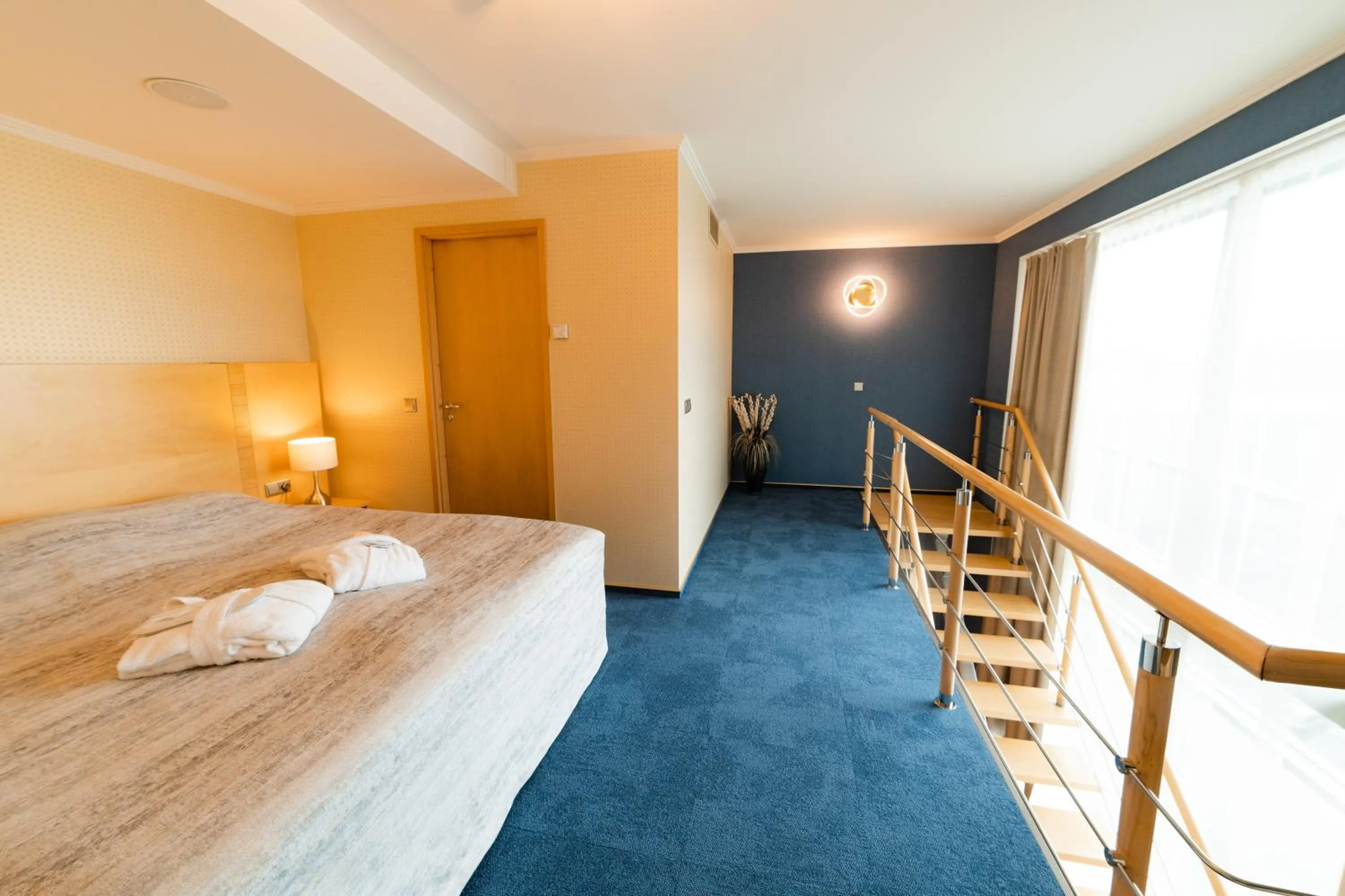 Bedroom, Bed in Park Hotel Latgola