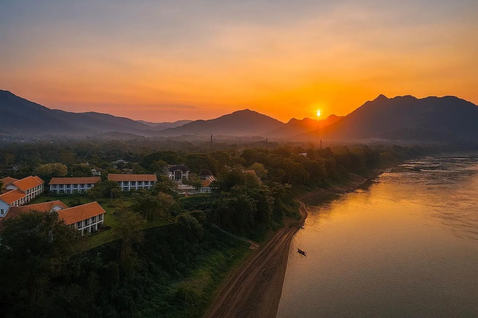 River view in The Grand Luang Prabang, Affiliated by Meliá