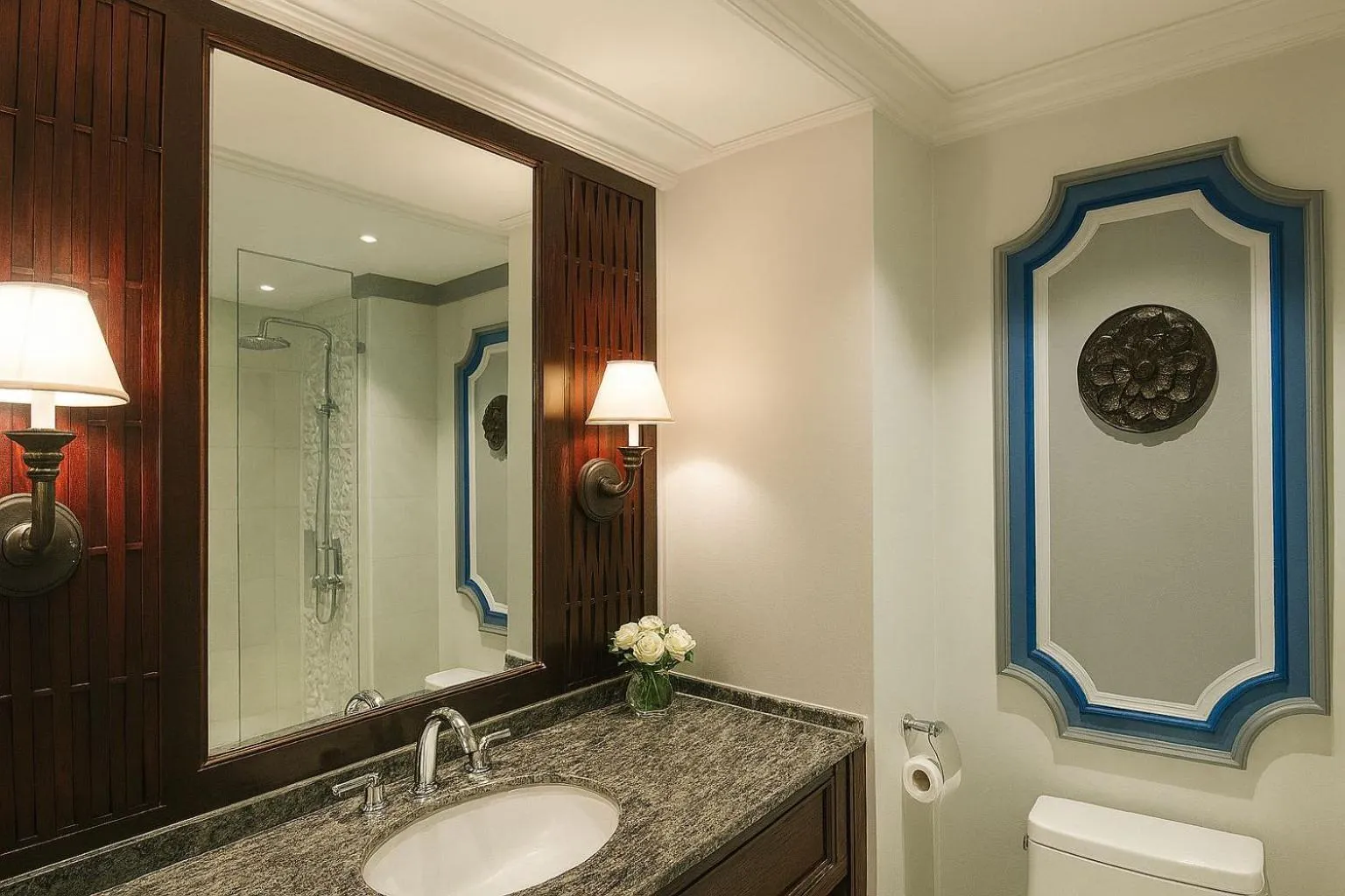 Shower in The Grand Luang Prabang, Affiliated by Meliá