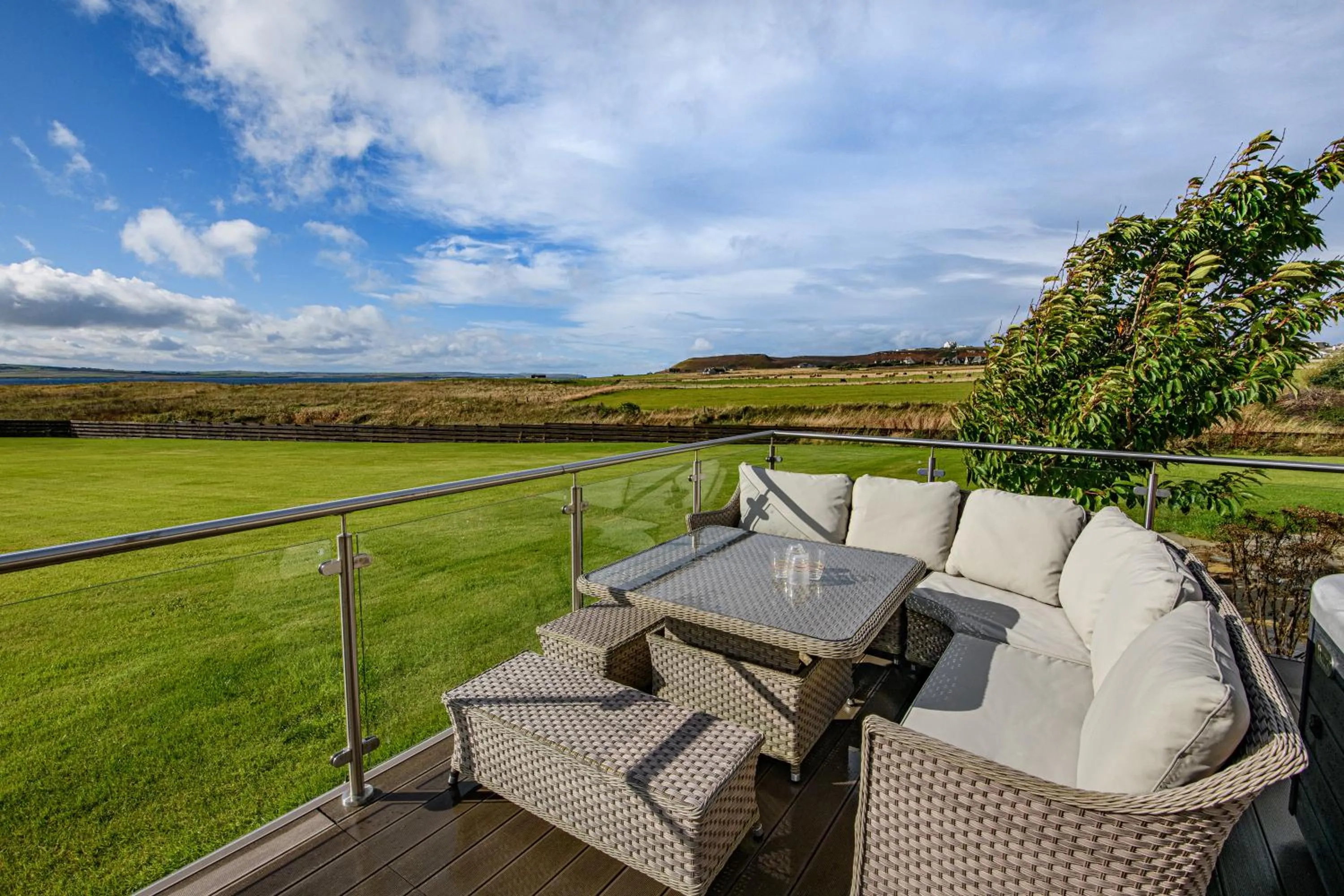 Patio in Dunnet B&B Escapes