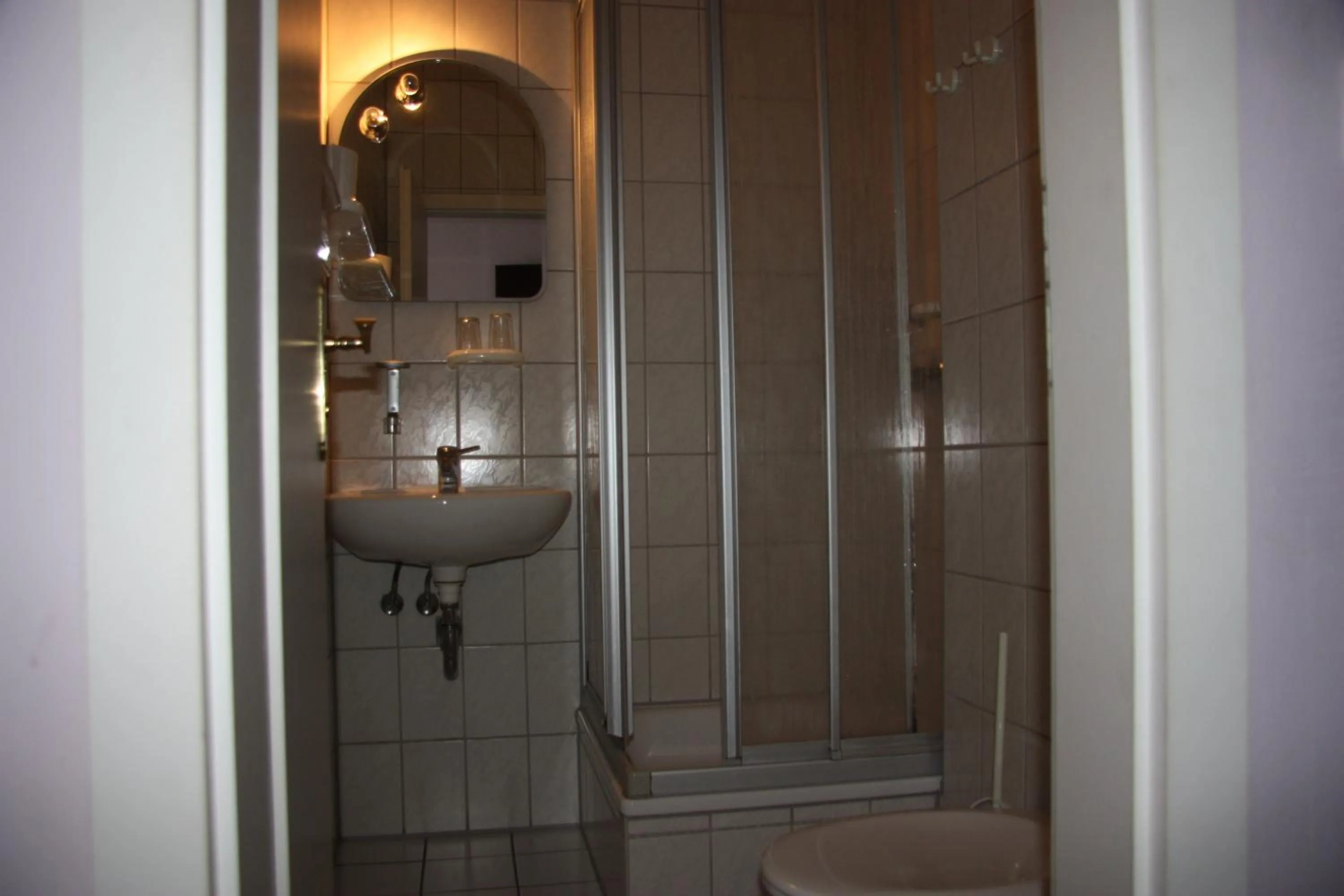 Shower in Hotel Zum goldenen Stern