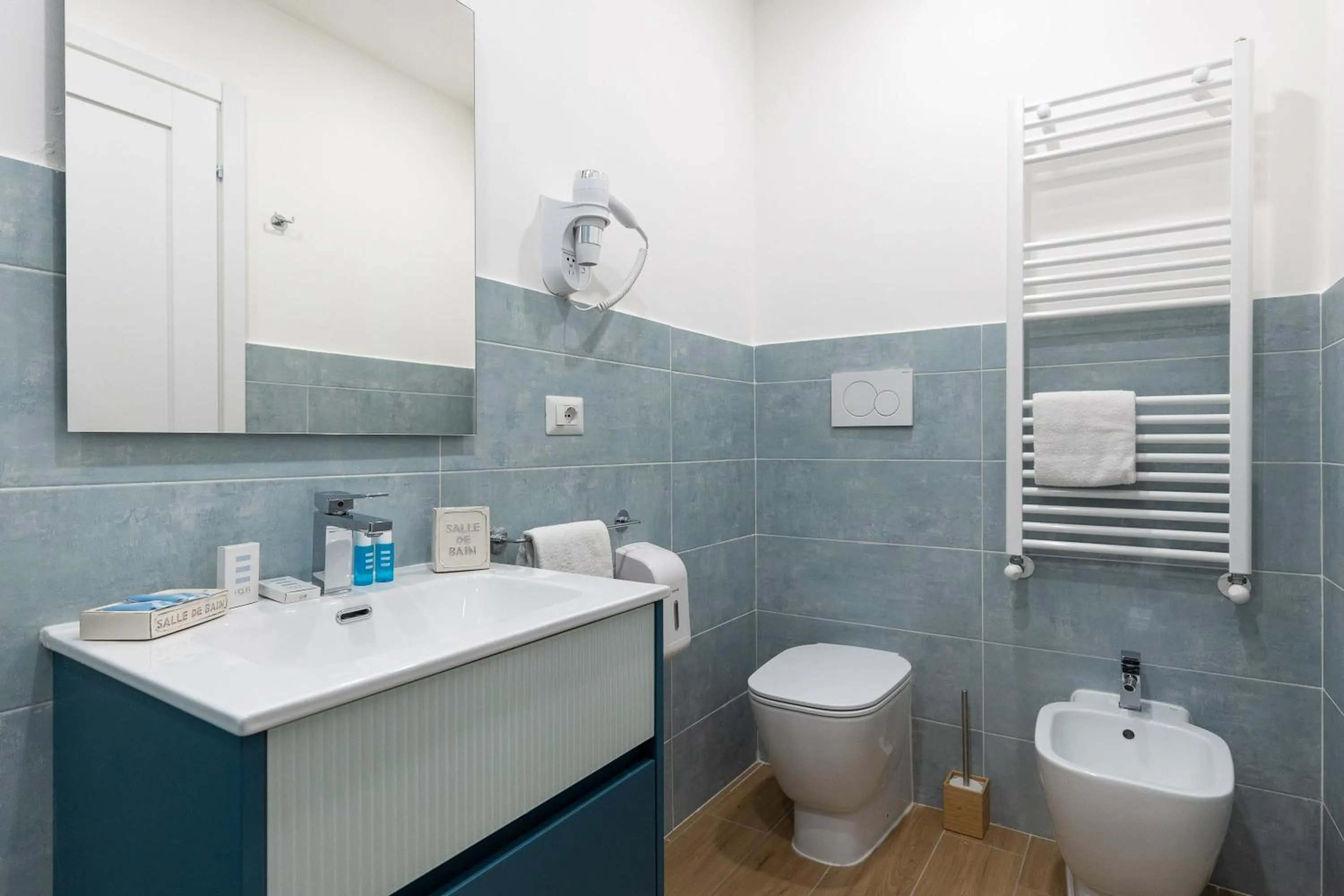 Shower in B&B Vitruvio Suites