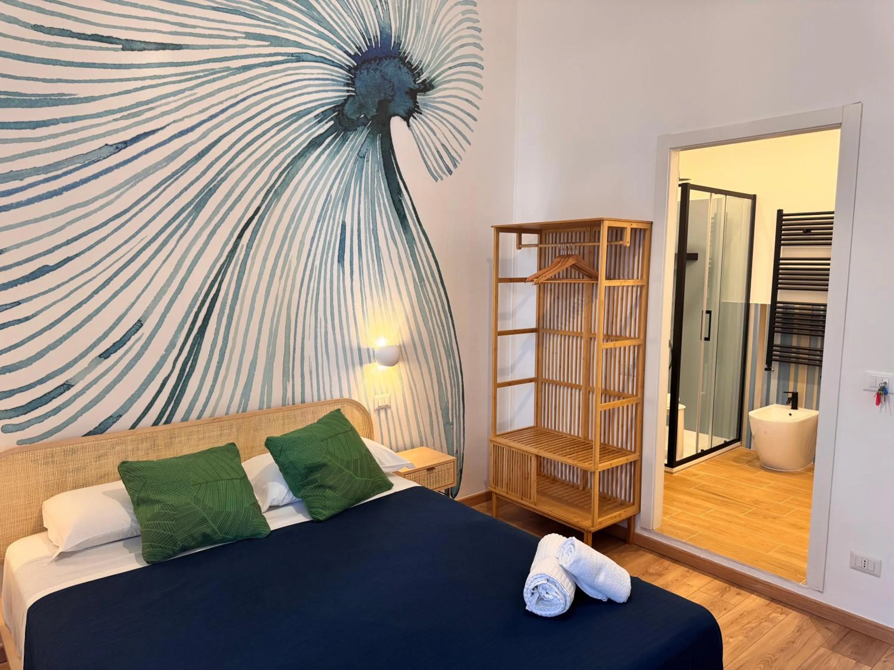 Bed in B&B Vitruvio Suites