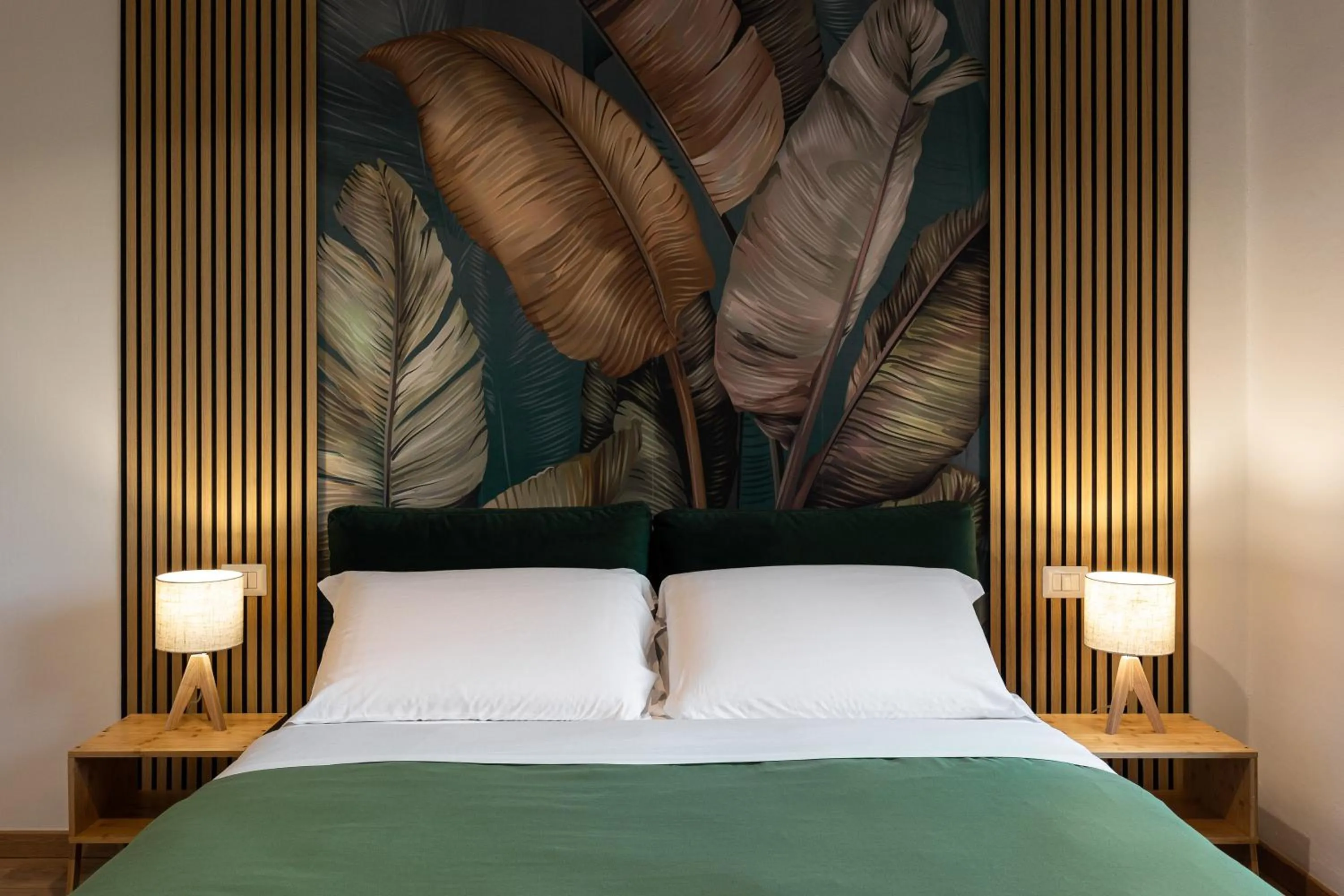 Bed in B&B Vitruvio Suites