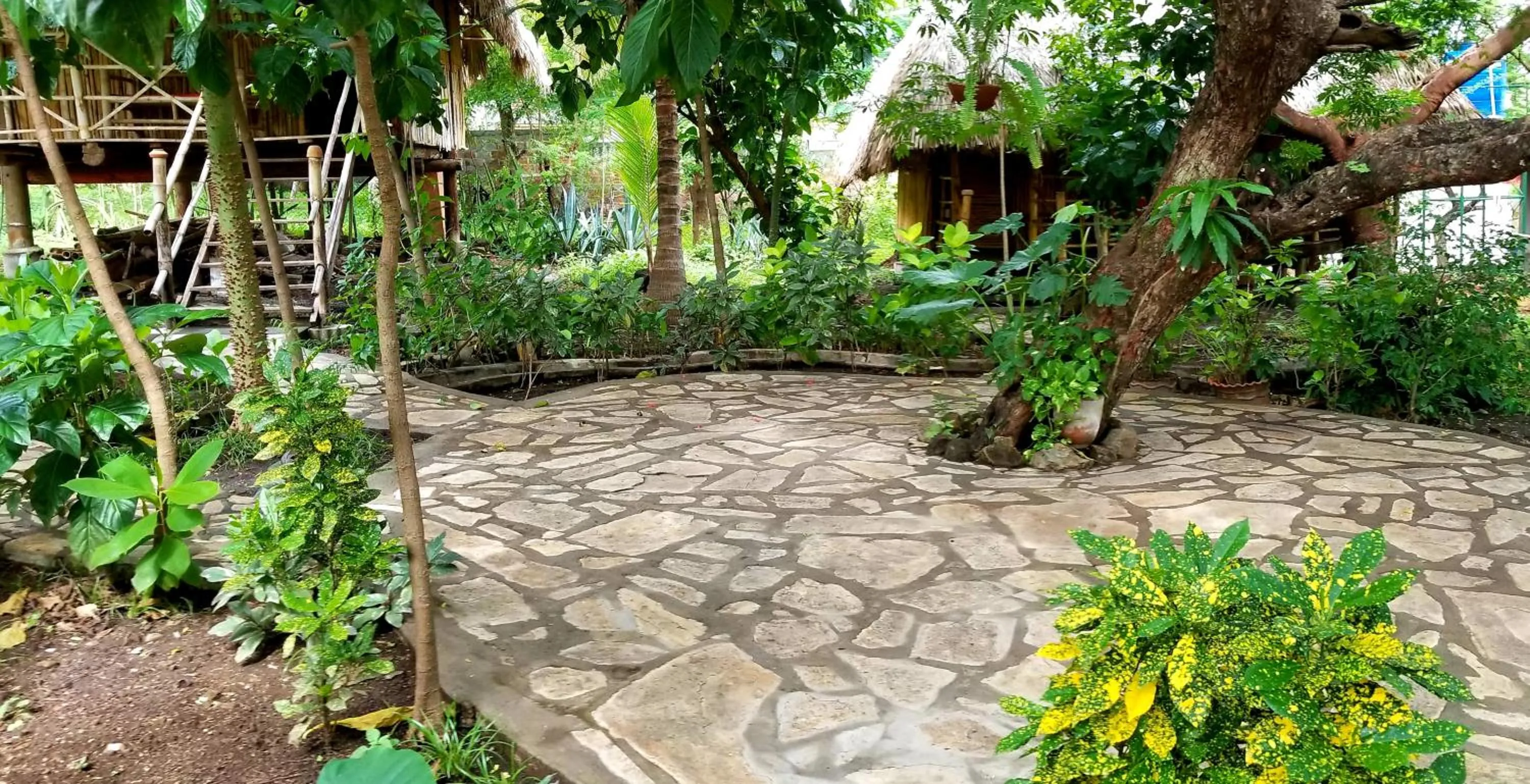 Patio in Hotel Restaurante Spa La Barca de Oro