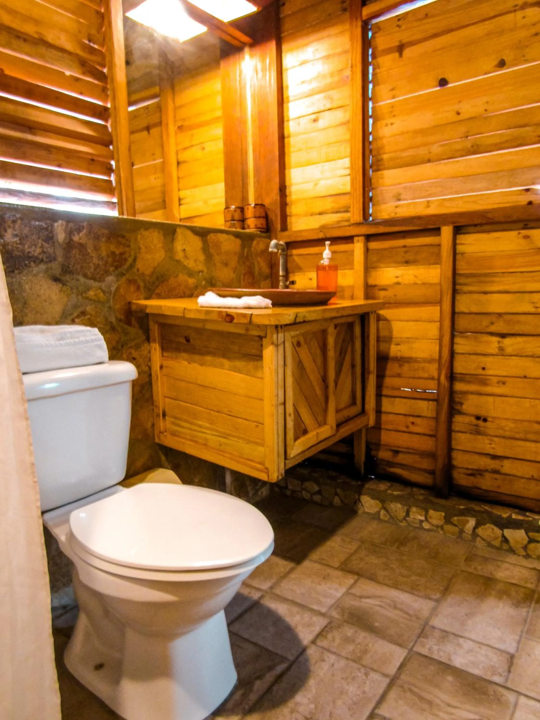 Toilet in Hotel Restaurante Spa La Barca de Oro