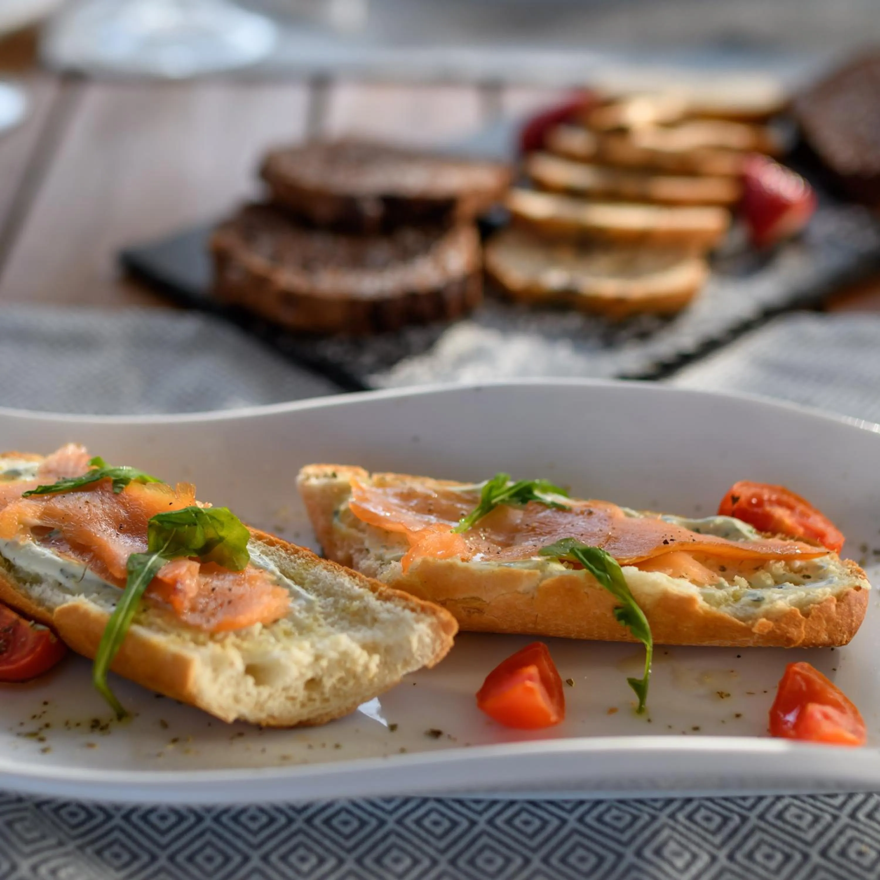 Food close-up in Alesahne Beach Hotel