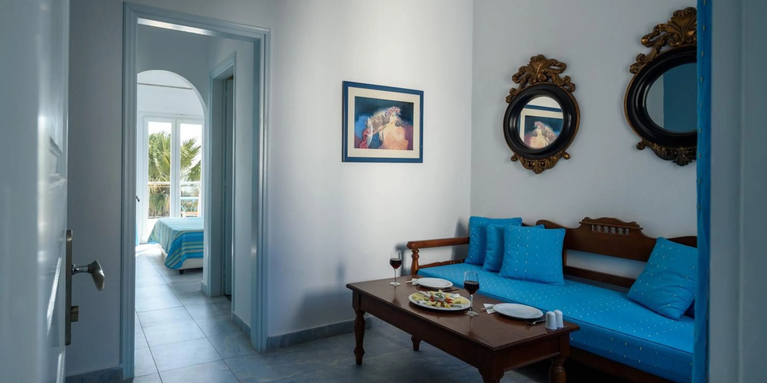 Living room in Alesahne Beach Hotel