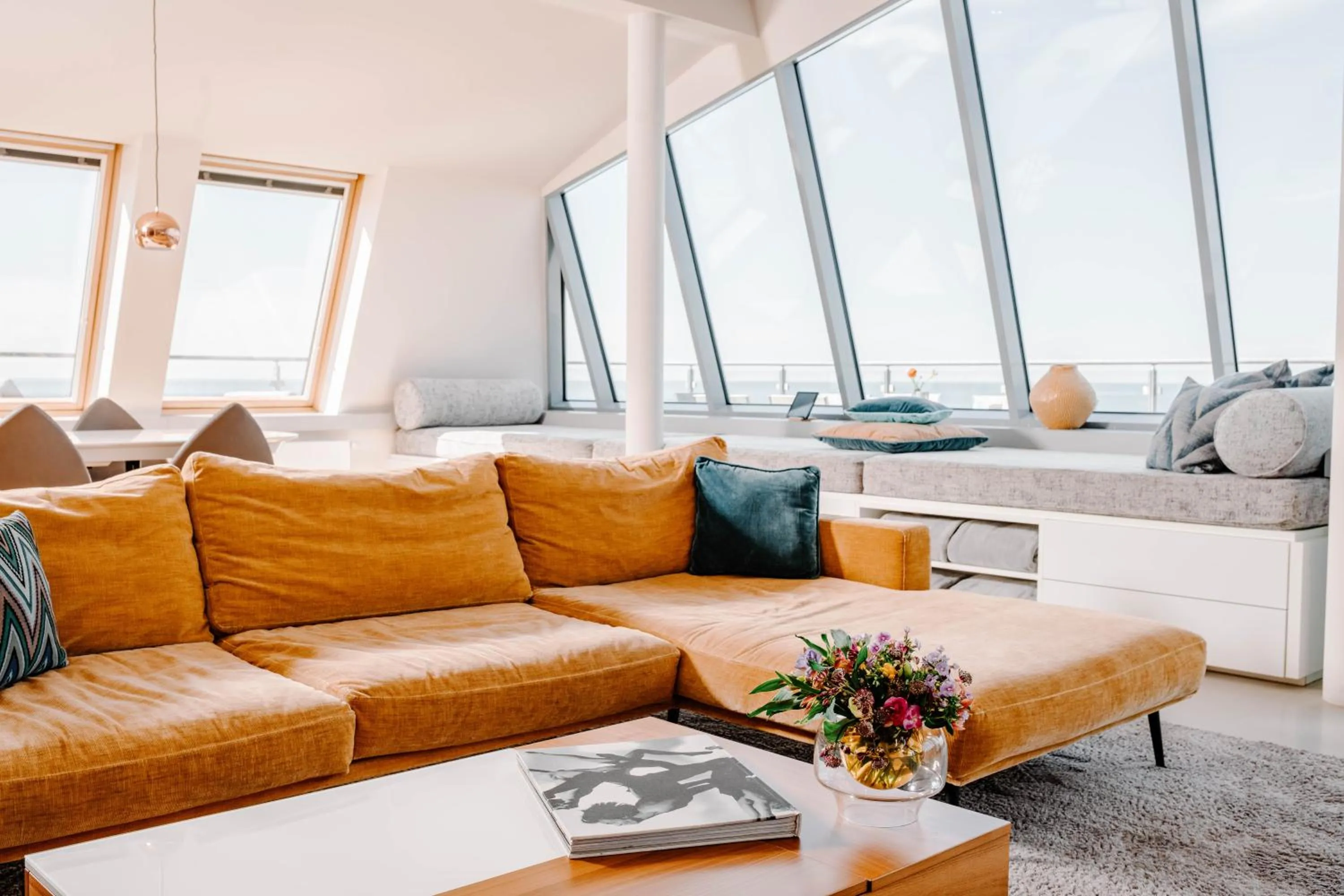 Living room in THE GRAND Ahrenshoop