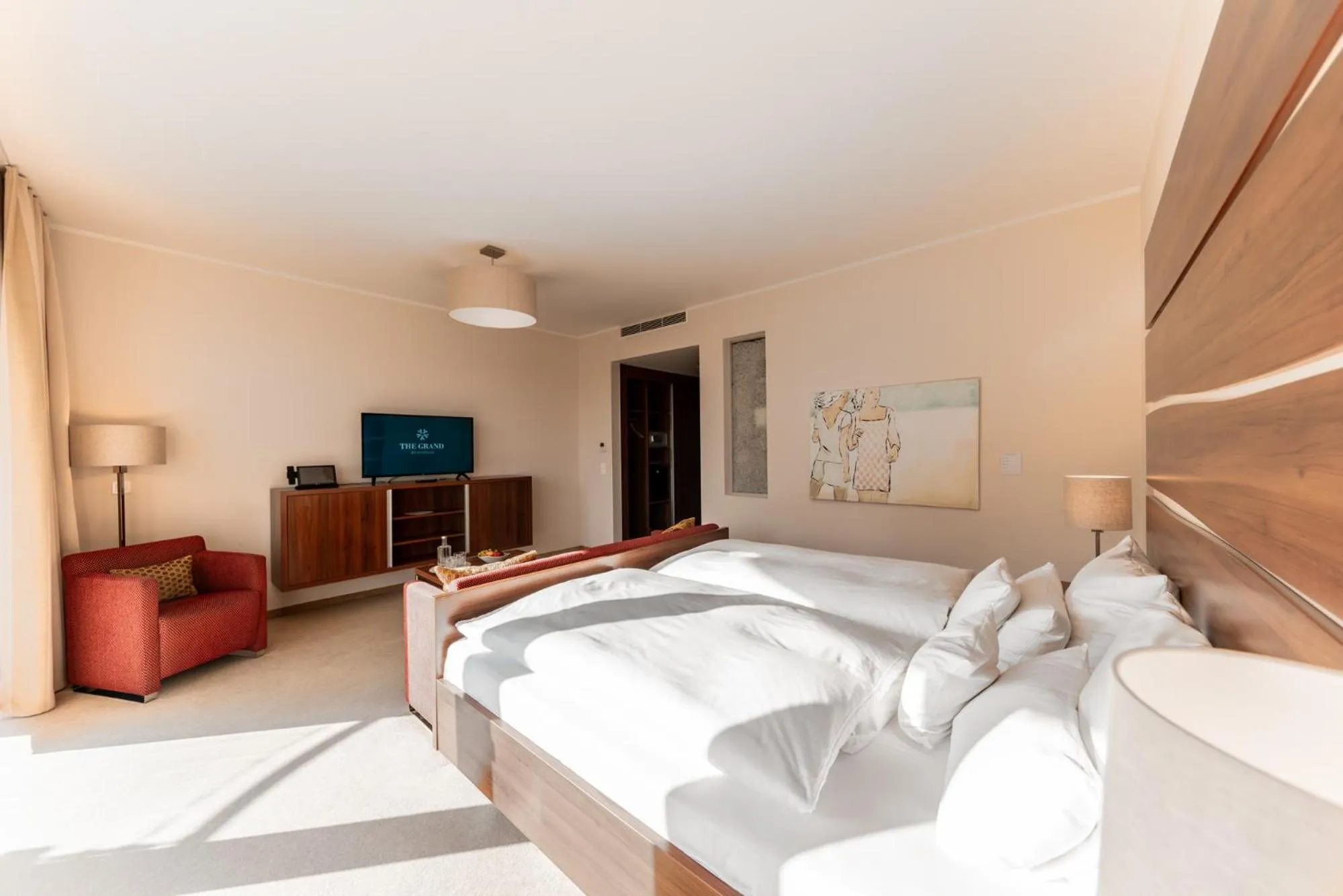 Bed in THE GRAND Ahrenshoop