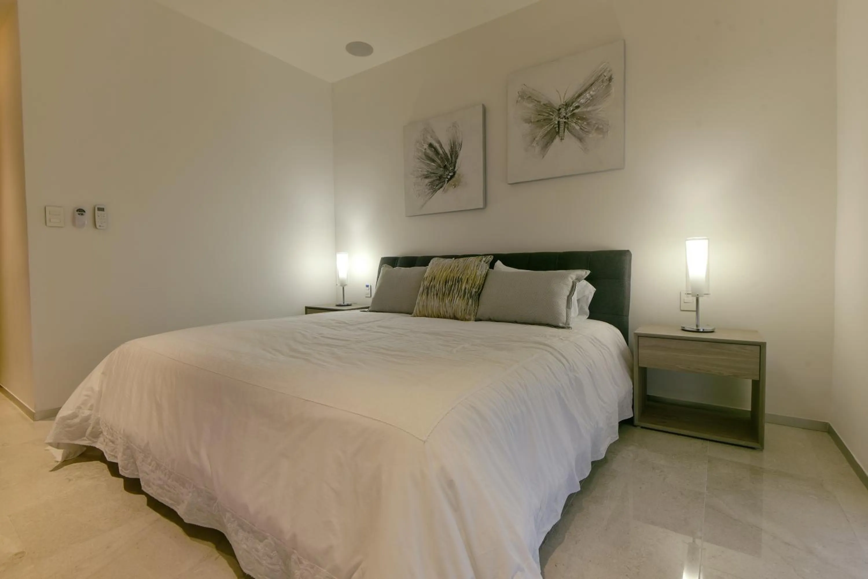 Bed in Menesse 32 - Penthouse Con Alberca Privada Vista Al Mar By Hola