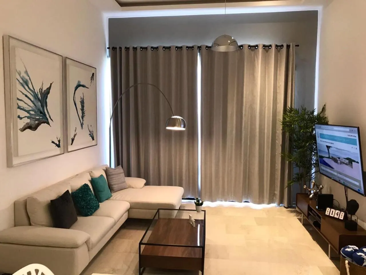 TV and multimedia in Menesse 32 - Penthouse Con Alberca Privada Vista Al Mar By Hola