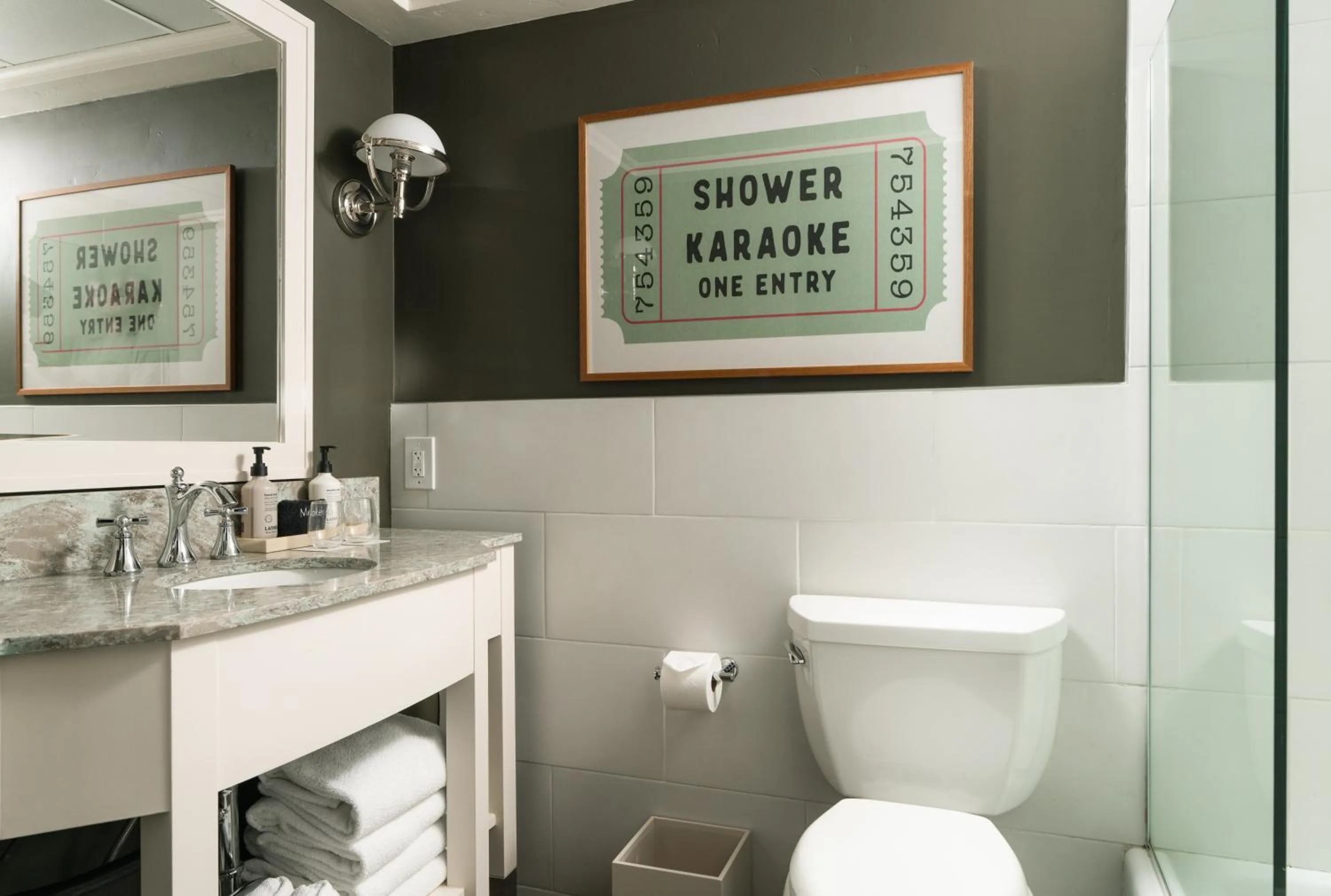 Bathroom in Hotel Santa Barbara