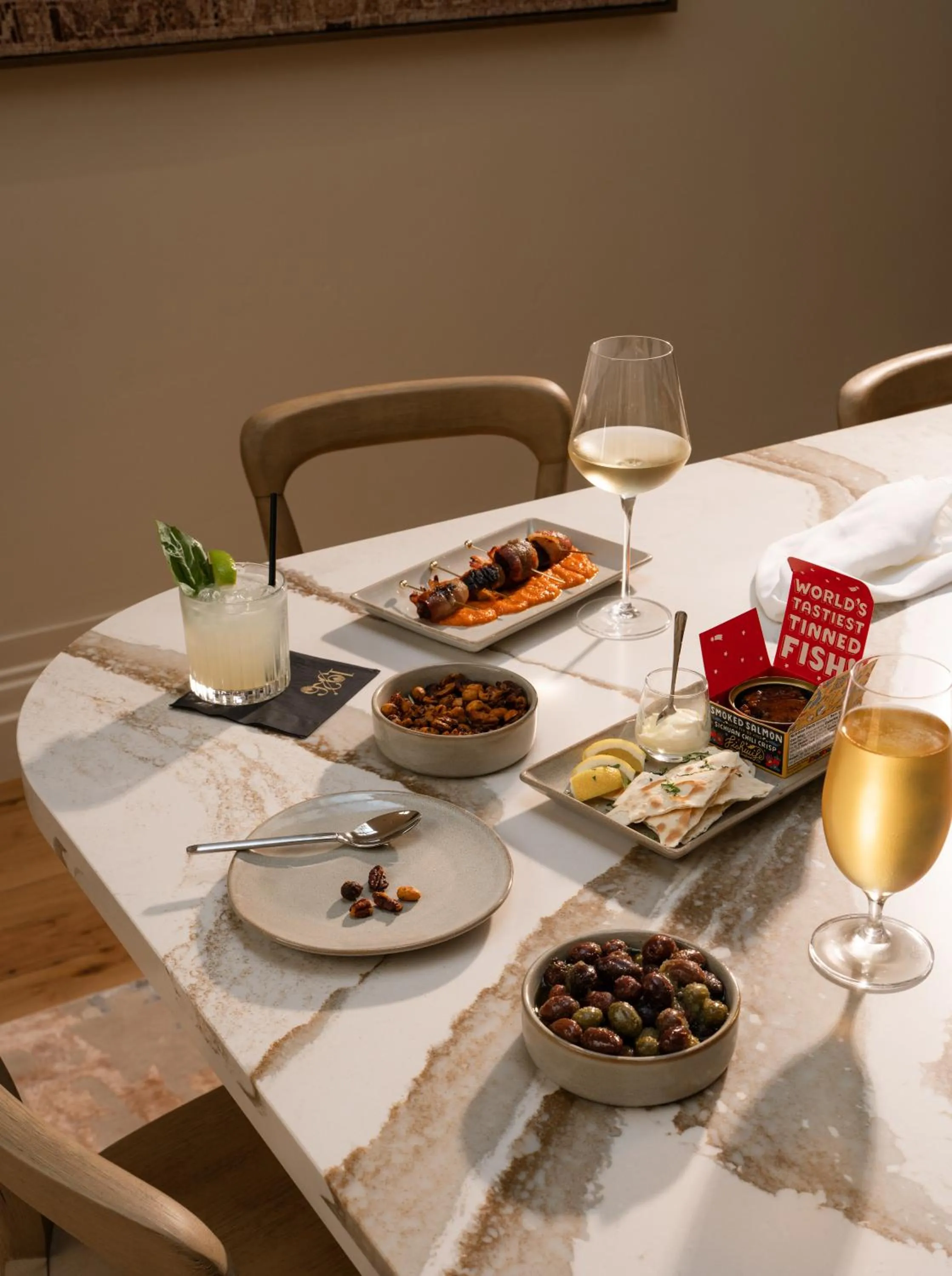 Food and drinks in Hotel Santa Barbara